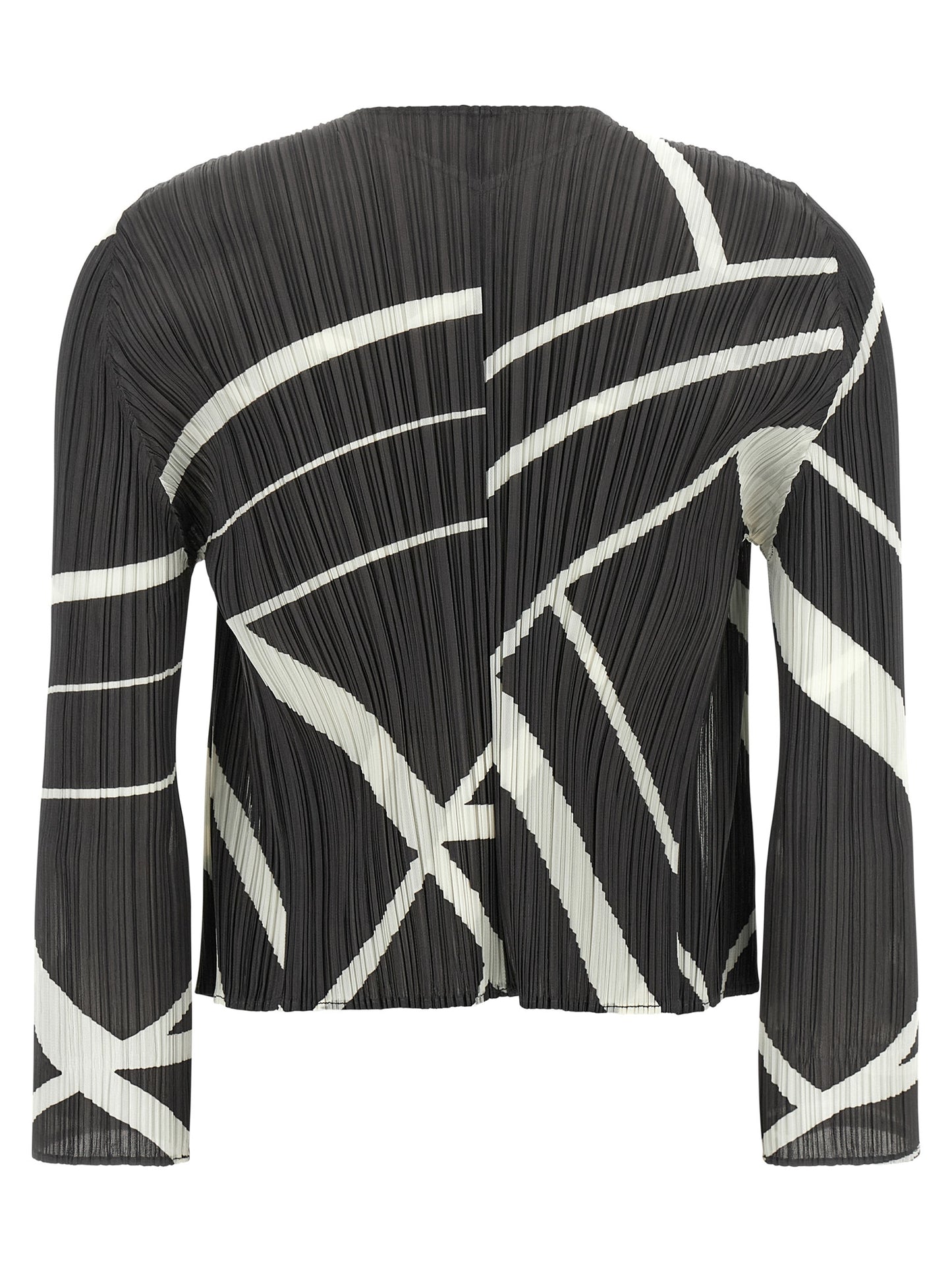 Pleats Please Issey Miyake Women 'Fold Line' Cardigan PLEATS PLEASE ISSEY MIYAKE