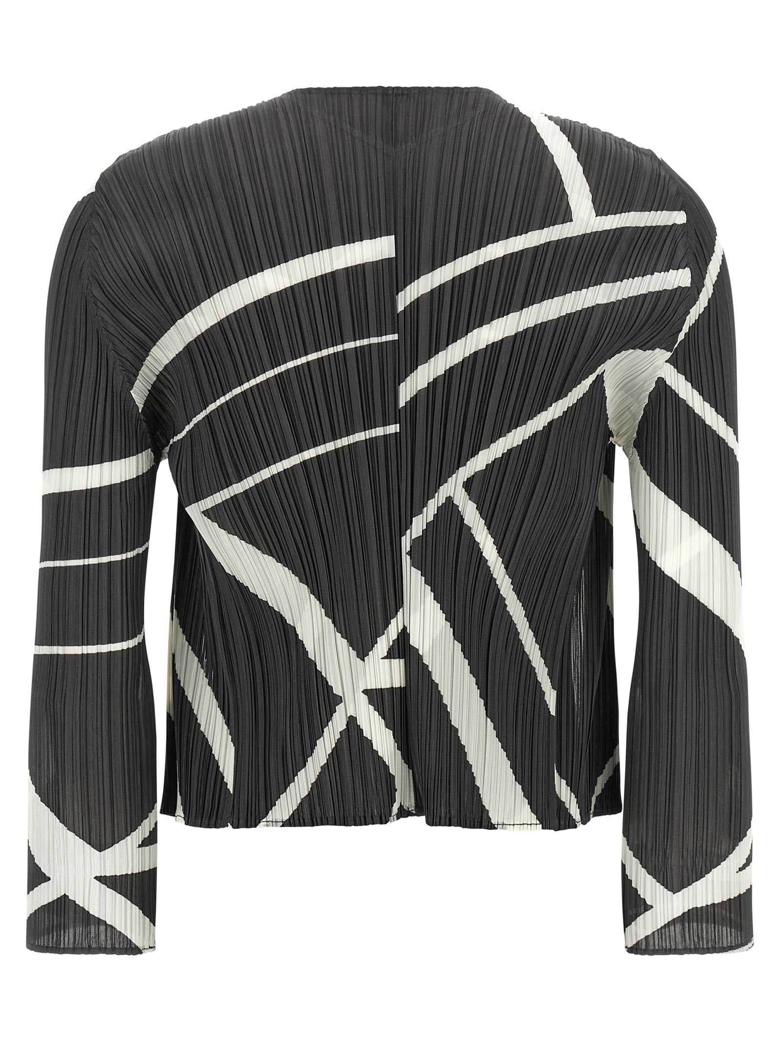 Pleats Please Issey Miyake Women 'Fold Line' Cardigan PLEATS PLEASE ISSEY MIYAKE