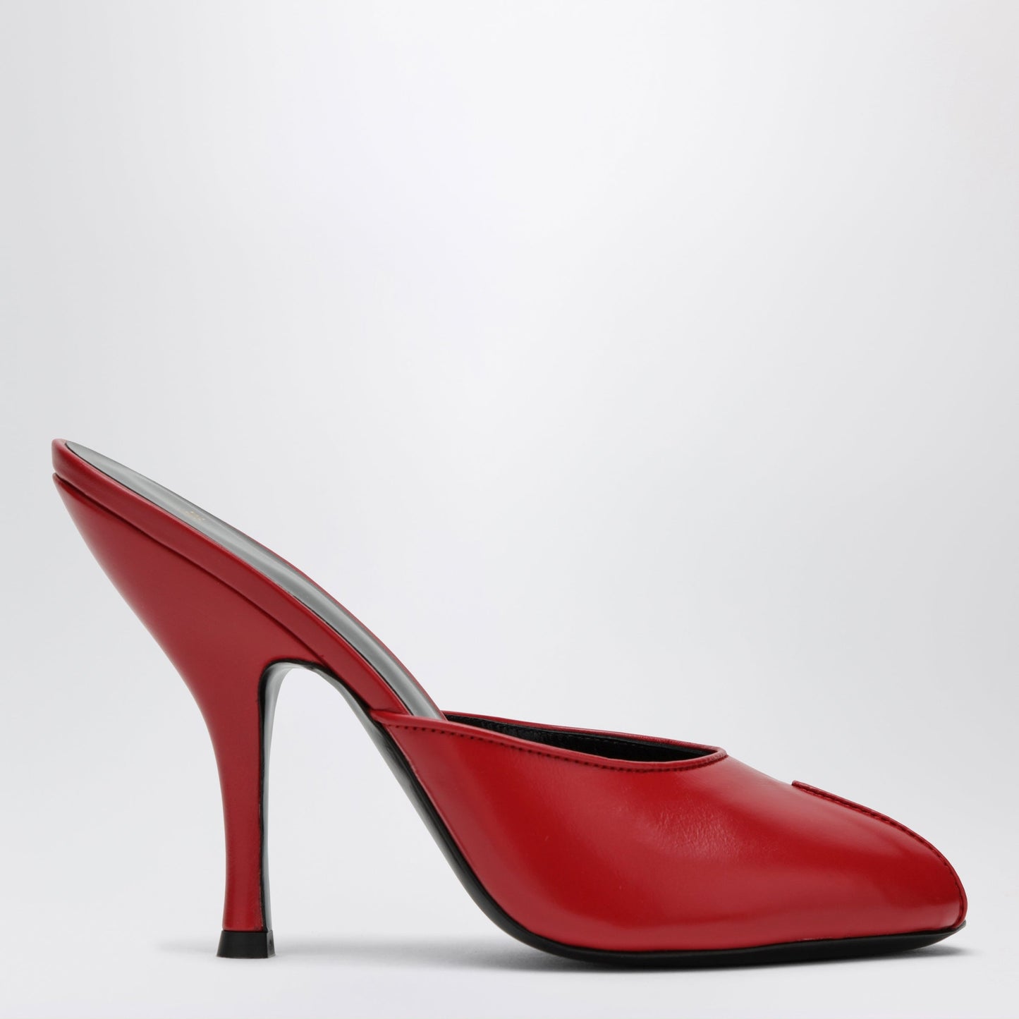 Jude Red Leather Date Mule Women Jude