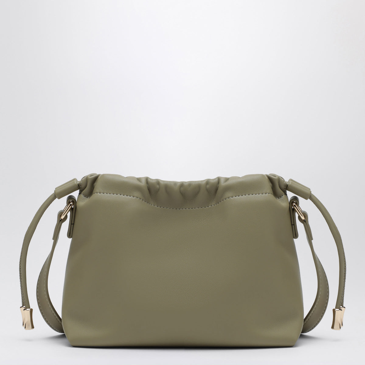 A.P.C. Clay Green Ninon Mini Recycled Leather-Effect Bag Women A.P.C.