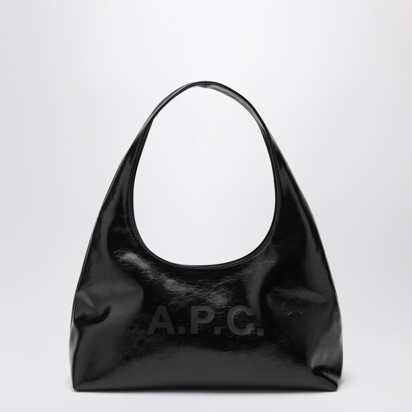 A.P.C. Black Baby Ninon Leather-Effect Shoulder Bag Women A.P.C.