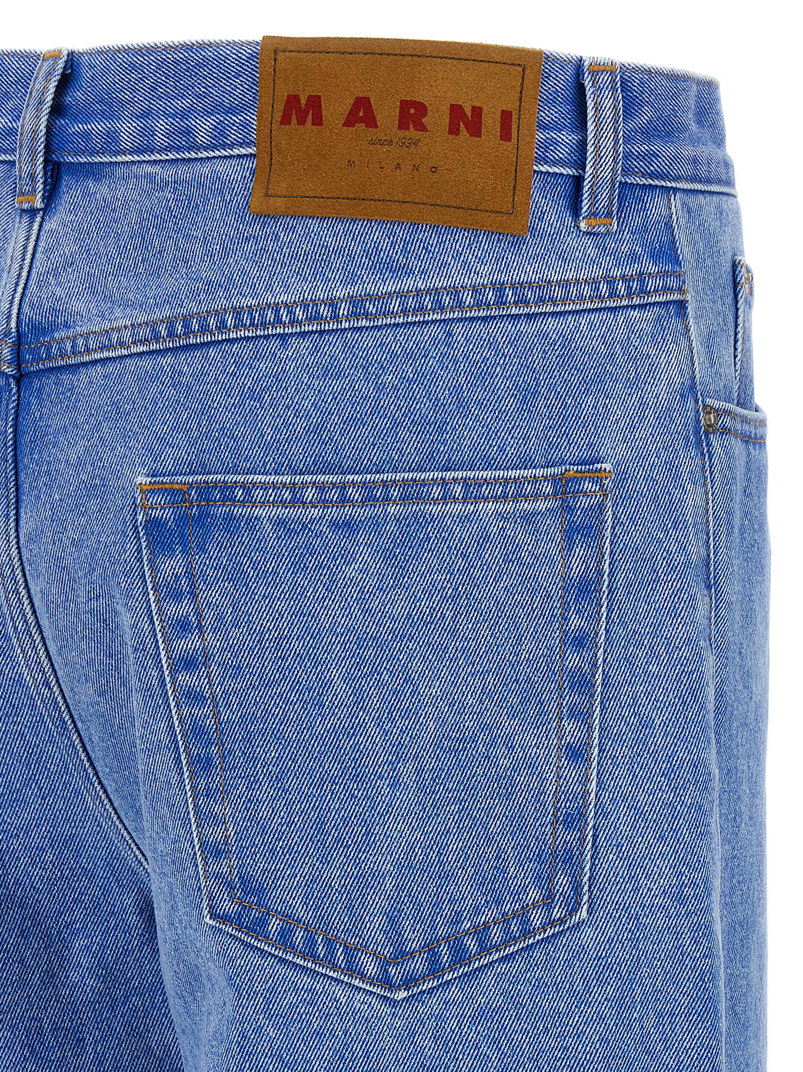 Marni Men 'Bleached Coated' Jeans MARNI
