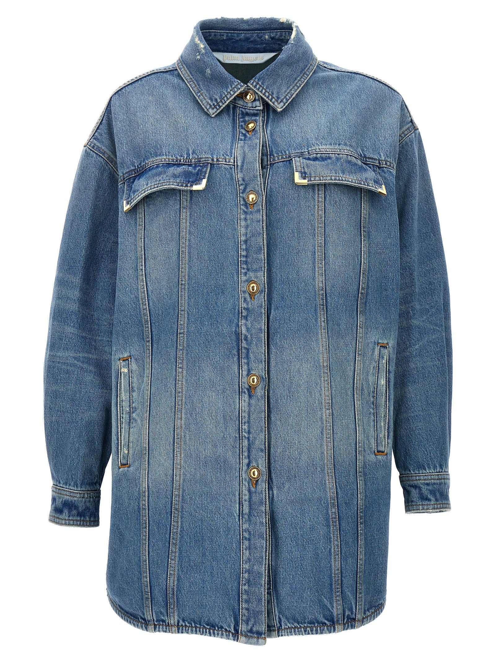 Palm Angels Women 'Washed Logo' Jacket PALM ANGELS