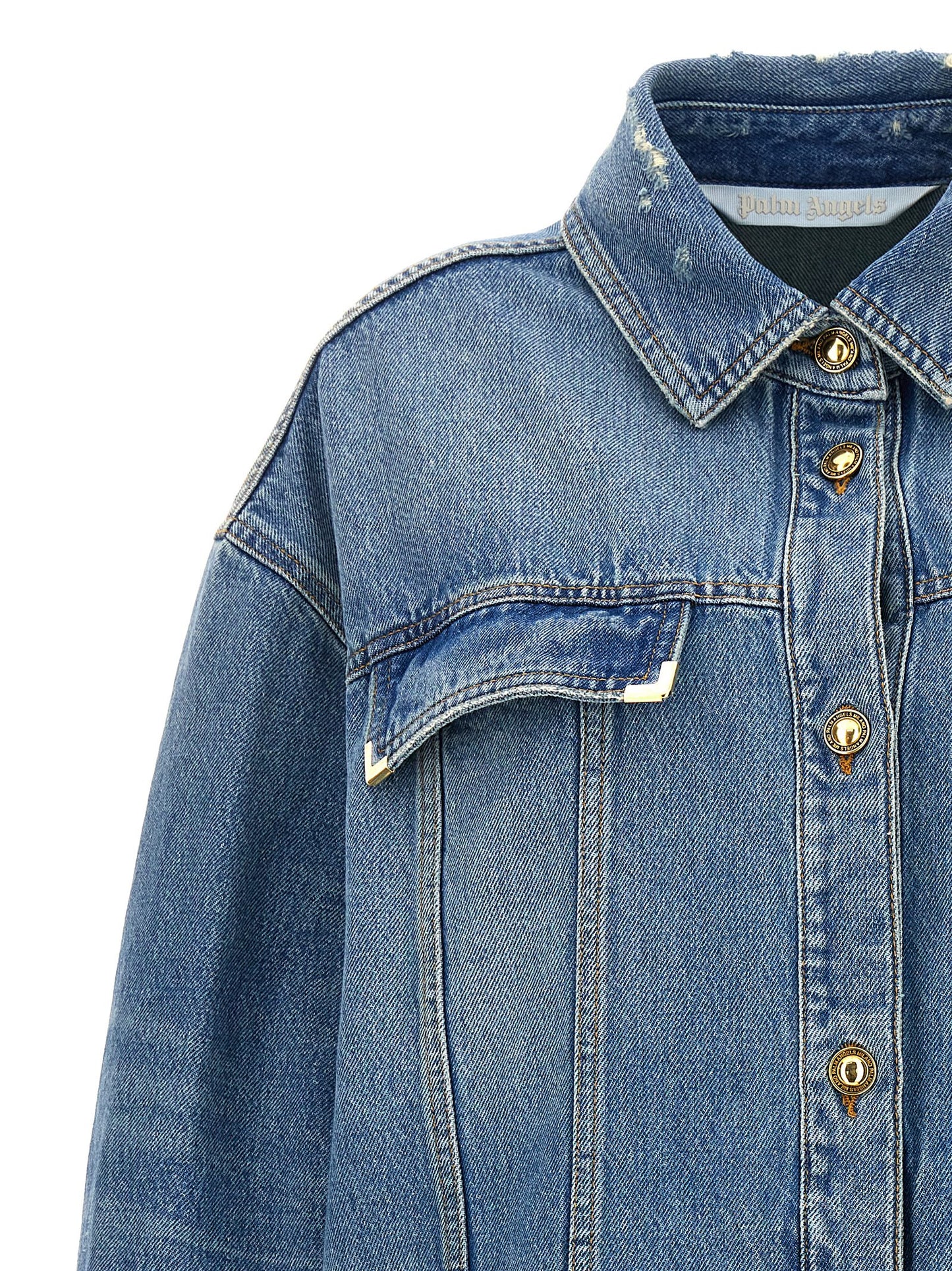 Palm Angels Women 'Washed Logo' Jacket PALM ANGELS