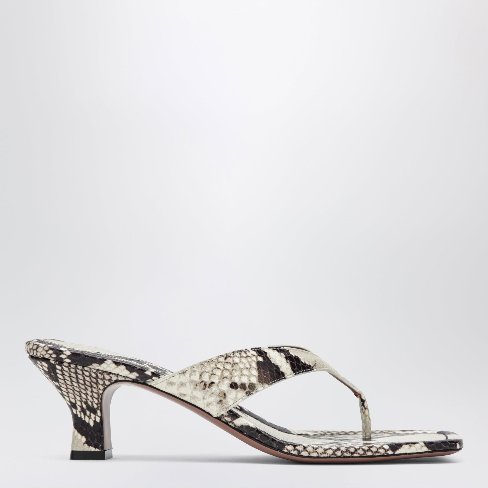 Paris Texas Python-Print Thong Slides Women PARIS TEXAS