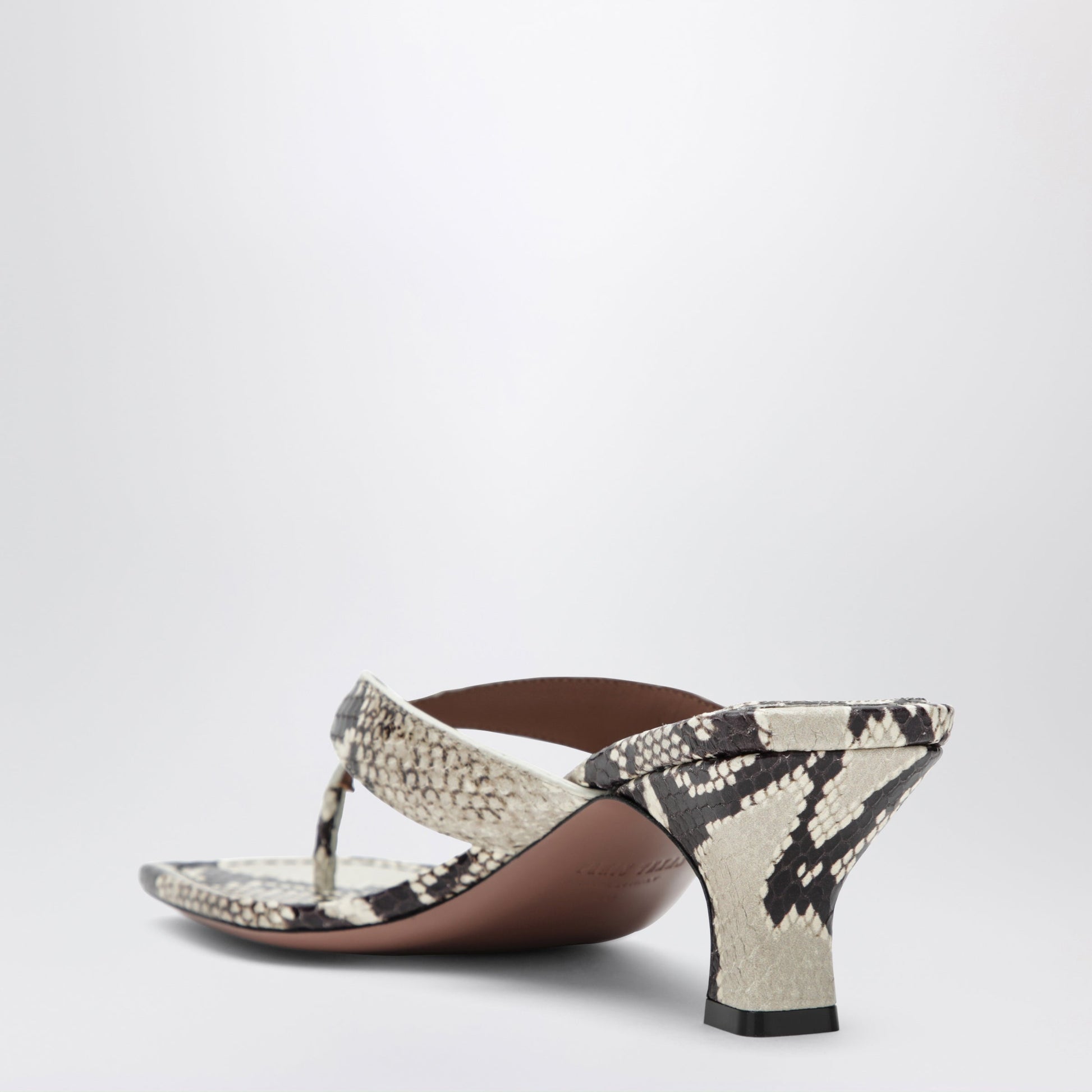 Paris Texas Python-Print Thong Slides Women PARIS TEXAS