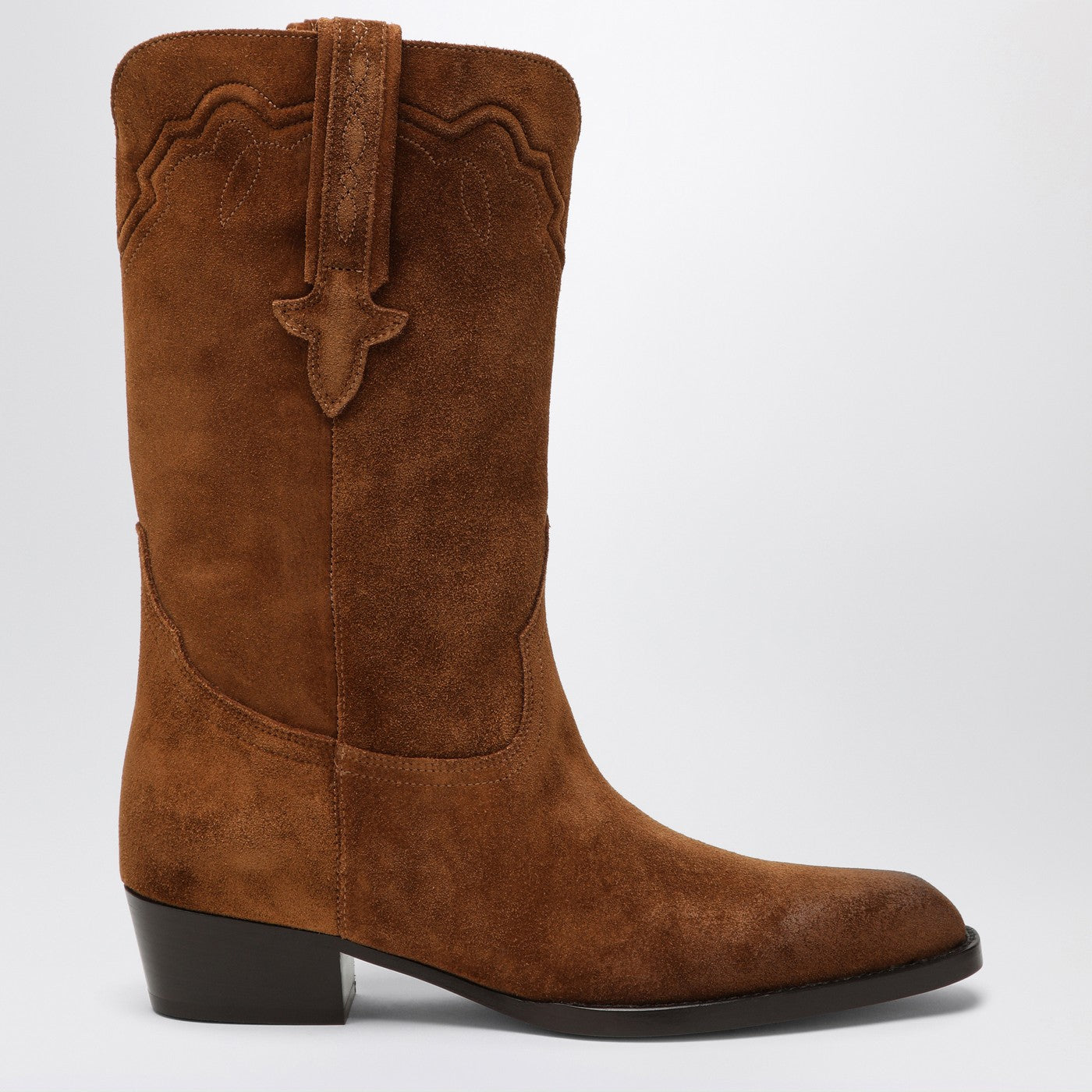 Paris Texas Hilda Boots In Cognac Suede Women PARIS TEXAS