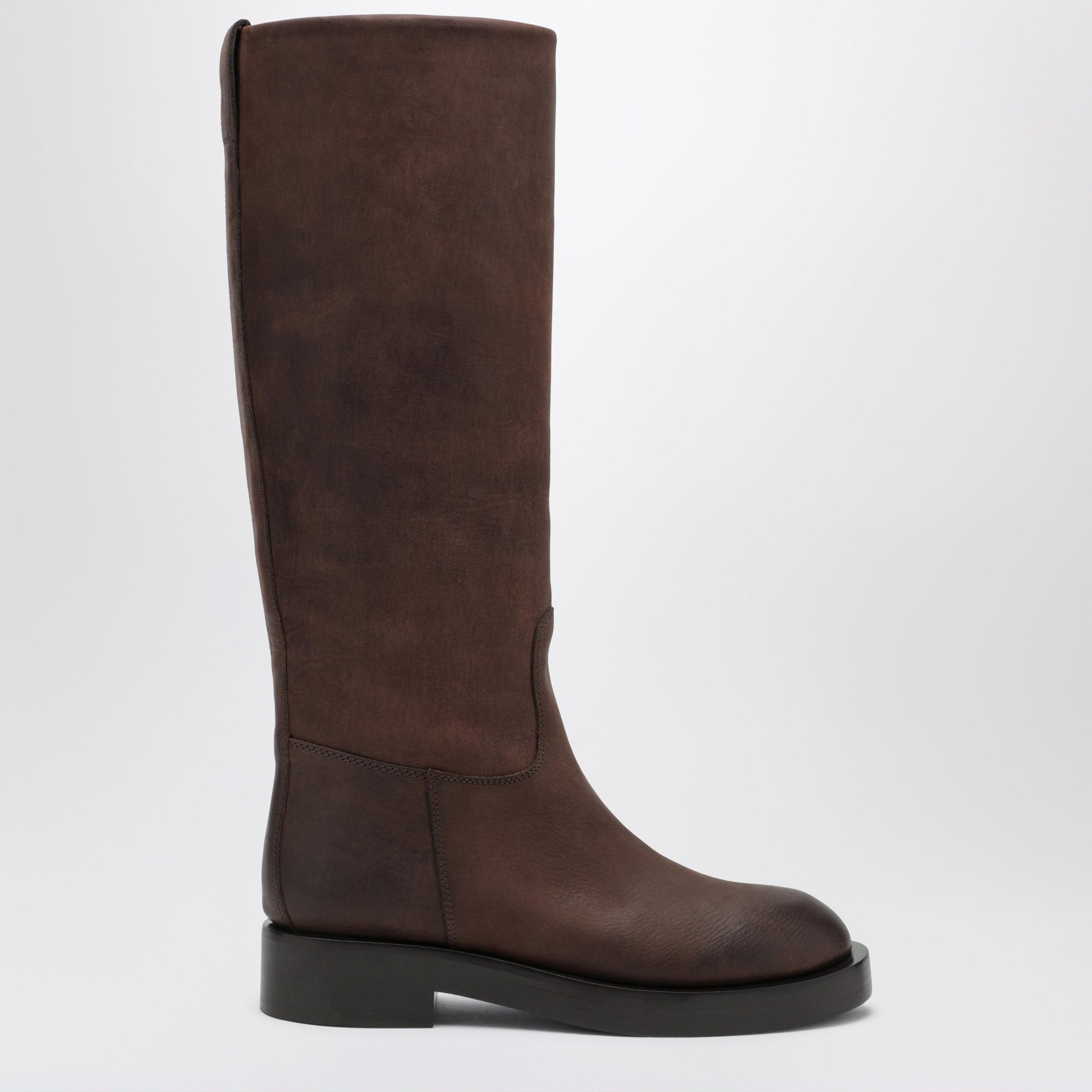 Paris Texas Ebony Brown Napa Leather Boots Women PARIS TEXAS