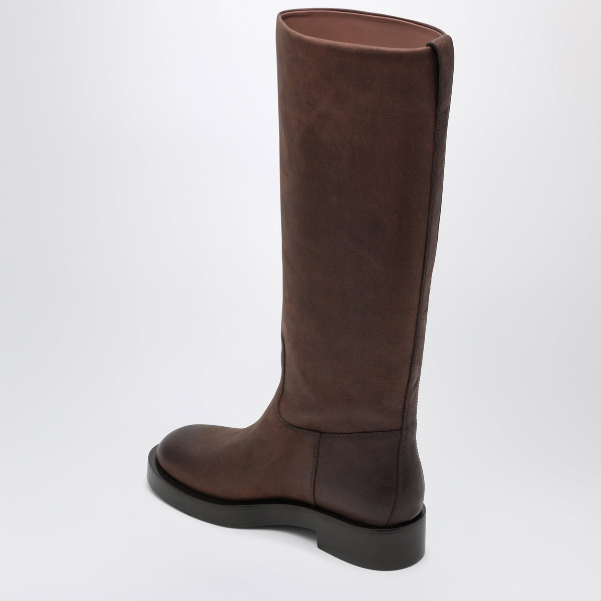 Paris Texas Ebony Brown Napa Leather Boots Women PARIS TEXAS