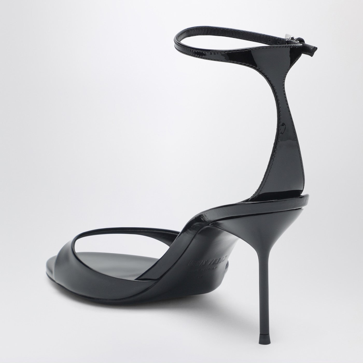 Paris Texas Lidia Black Patent Leather Sandal Women PARIS TEXAS
