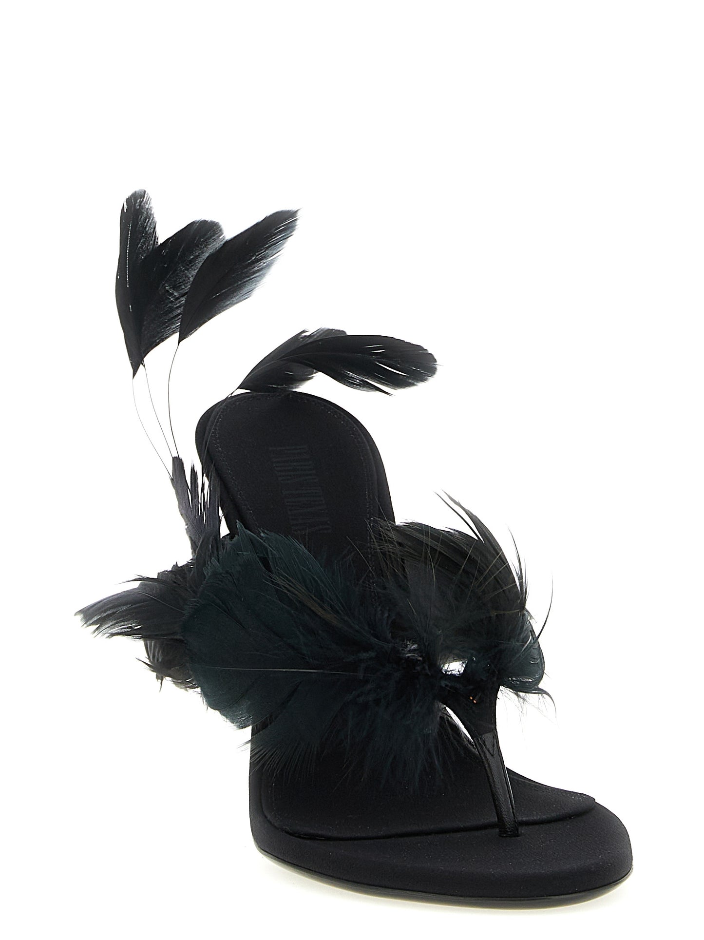 Paris Texas Women 'Lidia Feather Thong' Mules PARIS TEXAS