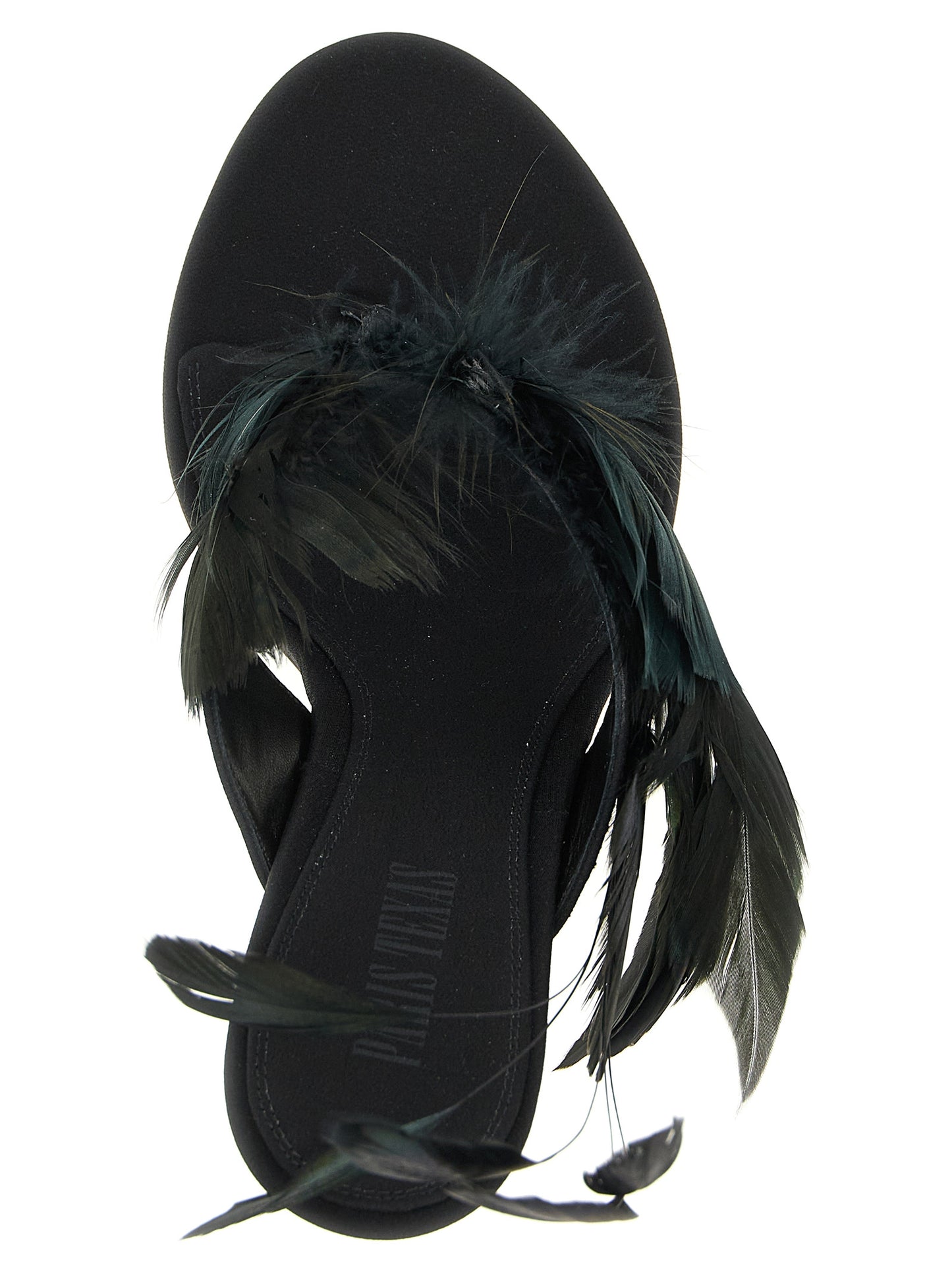 Paris Texas Women 'Lidia Feather Thong' Mules PARIS TEXAS