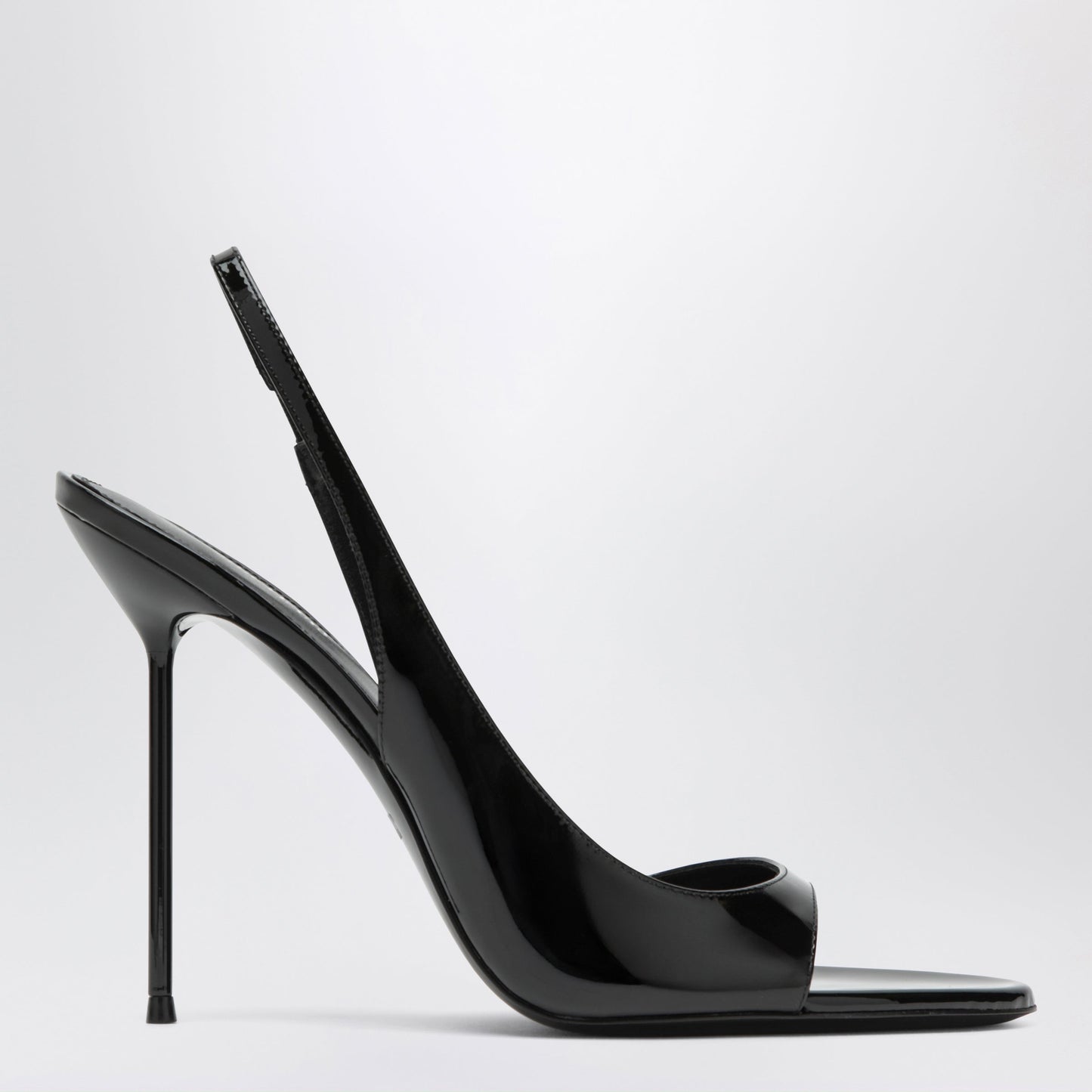 Paris Texas Black Patent Slingback Sandals Women PARIS TEXAS