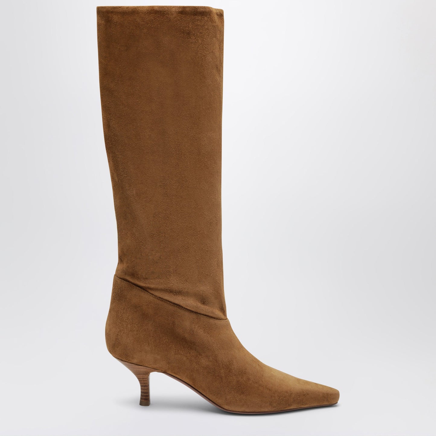 Paris Texas Knee-High Cognac Goat Suede Boots Women PARIS TEXAS