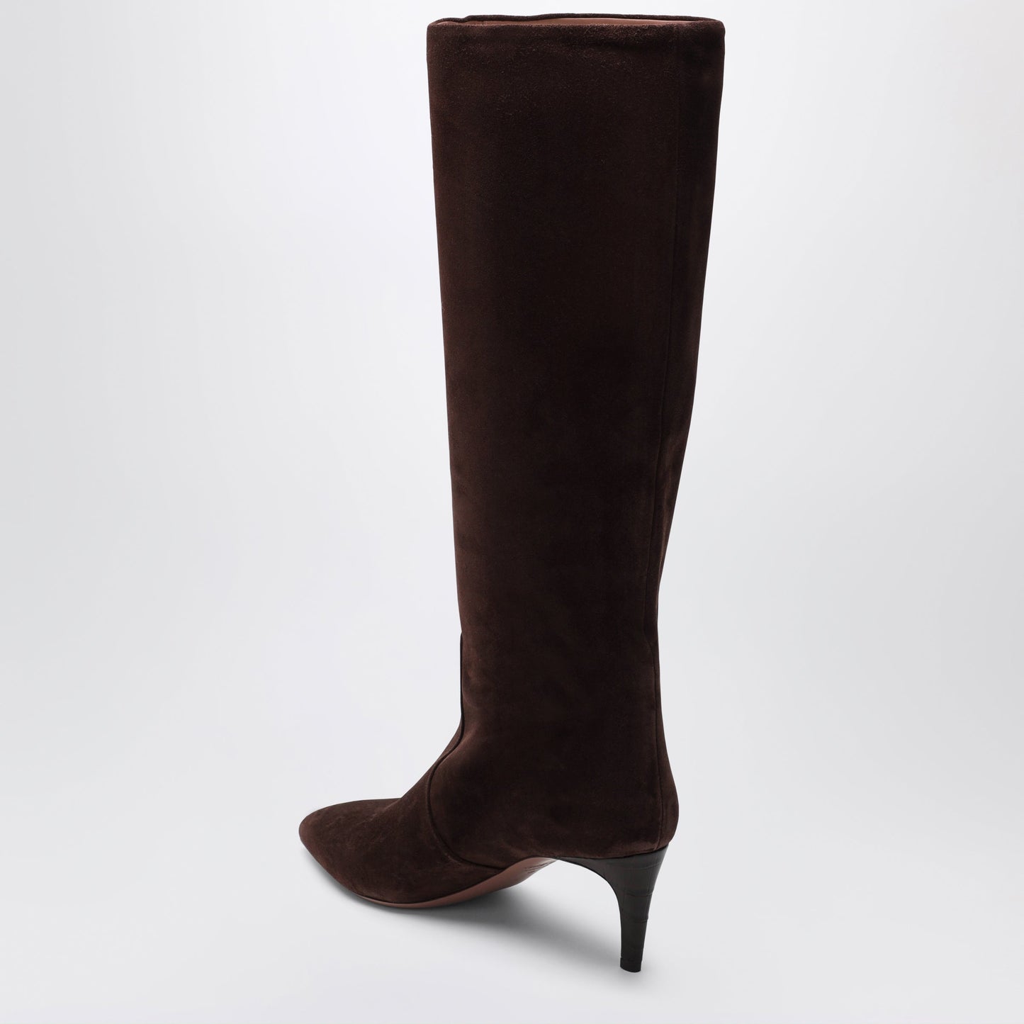 Paris Texas Chocolate Suede Pointed-Toe Boots Women PARIS TEXAS
