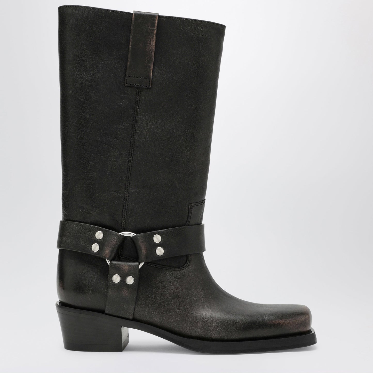 Paris Texas Black Roxy Boot In Brushed Leather Women PARIS TEXAS
