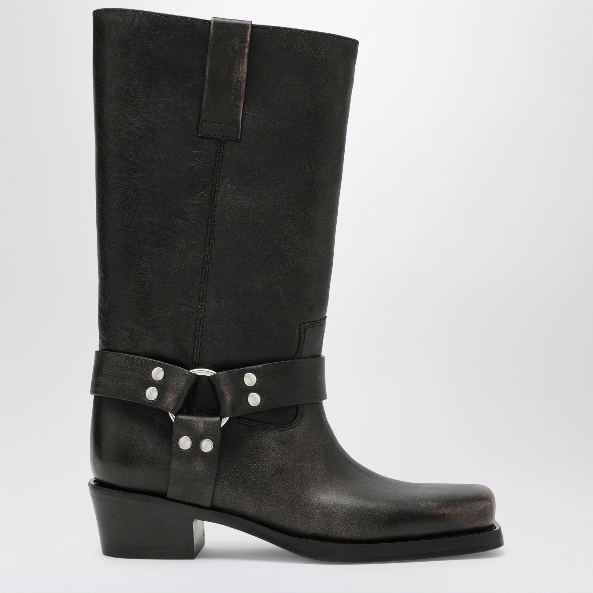 Paris Texas Black Roxy Boot In Brushed Leather Women PARIS TEXAS