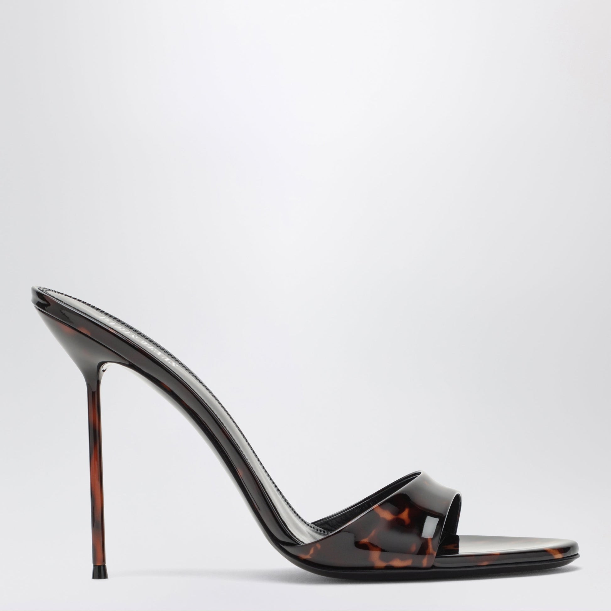 Paris Texas Lidia 105 Patent Leather Mules In Tortoise Women PARIS TEXAS