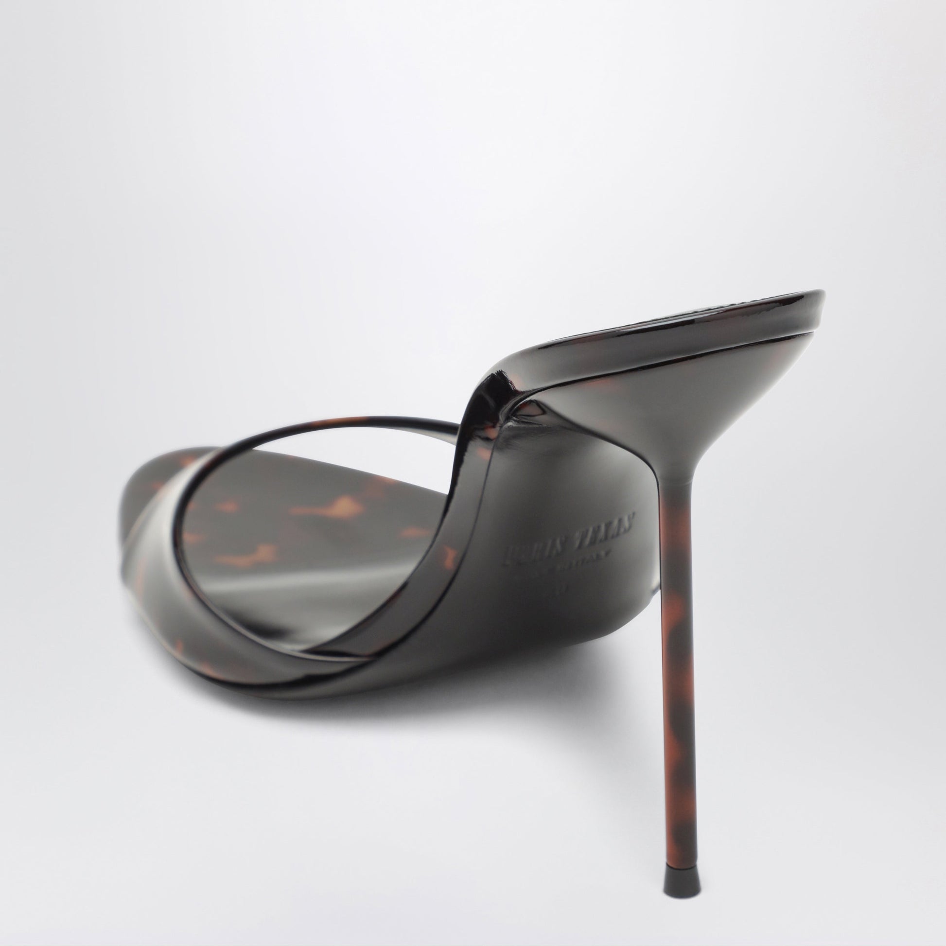 Paris Texas Lidia 105 Patent Leather Mules In Tortoise Women PARIS TEXAS