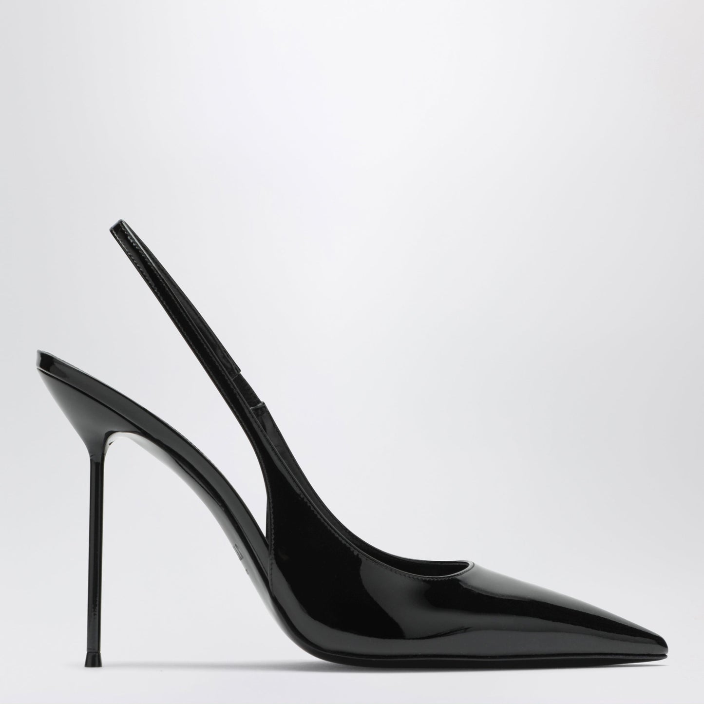 Paris Texas Lidia Slingback Pumps In Black Patent Leather Women PARIS TEXAS