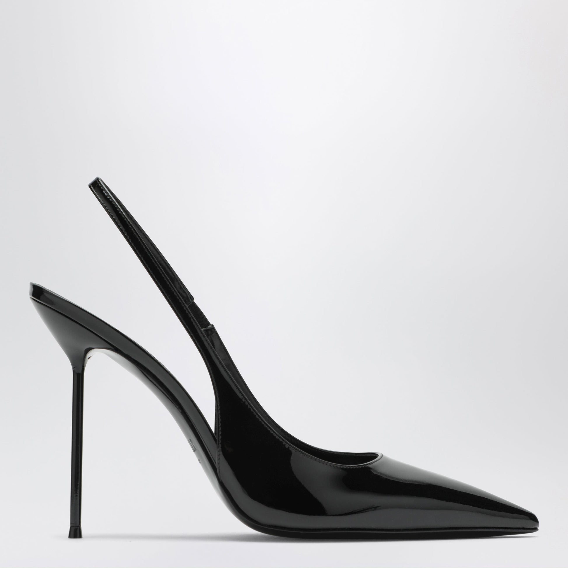 Paris Texas Lidia Slingback Pumps In Black Patent Leather Women PARIS TEXAS
