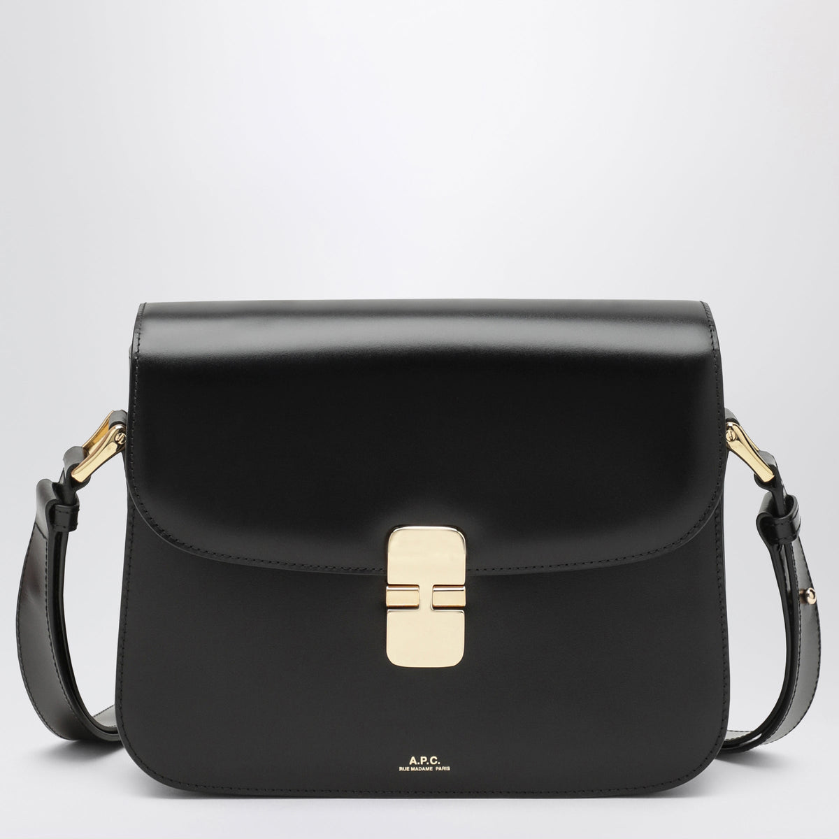 A.P.C. Grace Black Leather Bag Women A.P.C.