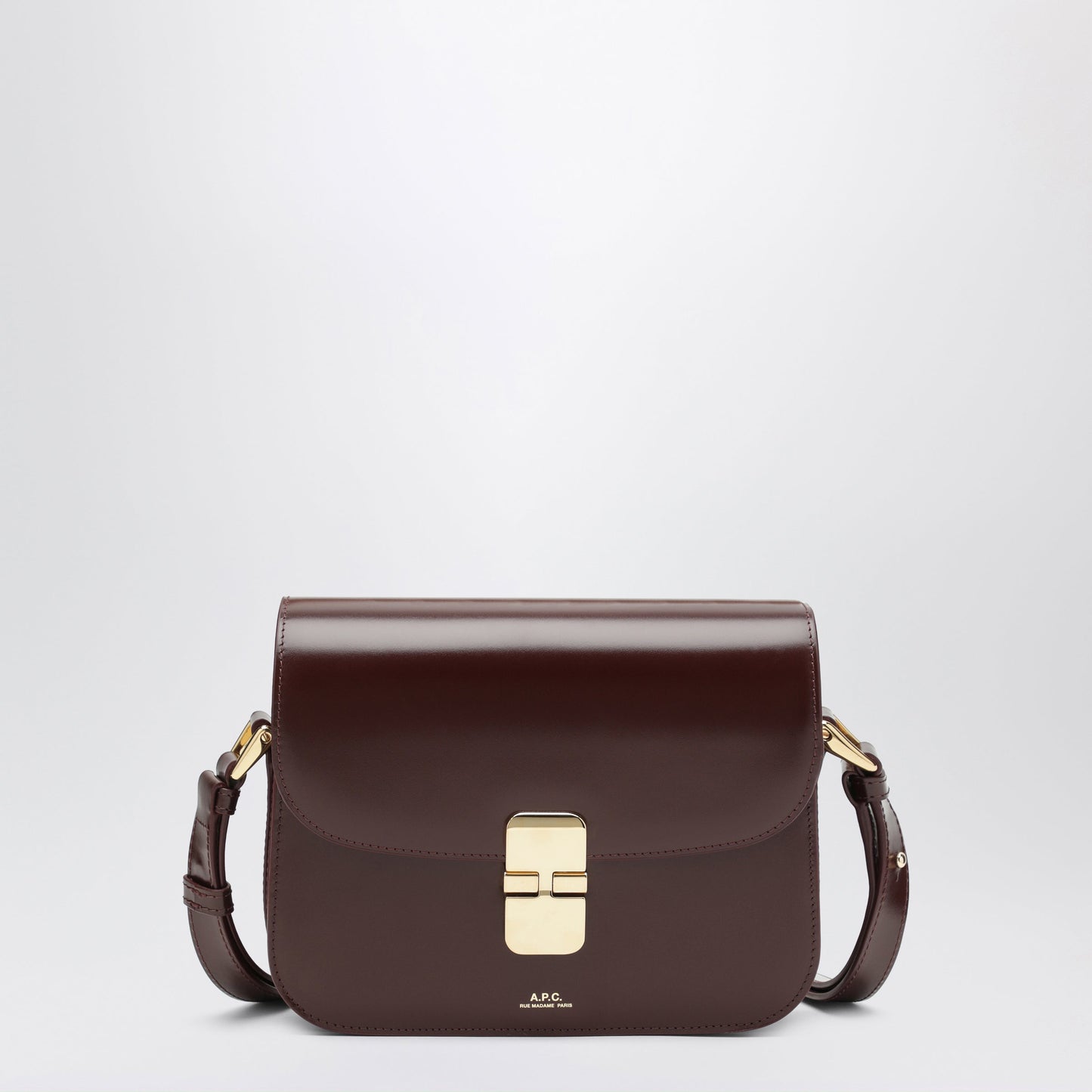 A.P.C. Small Grace Shoulder Bag In Wine Women A.P.C.