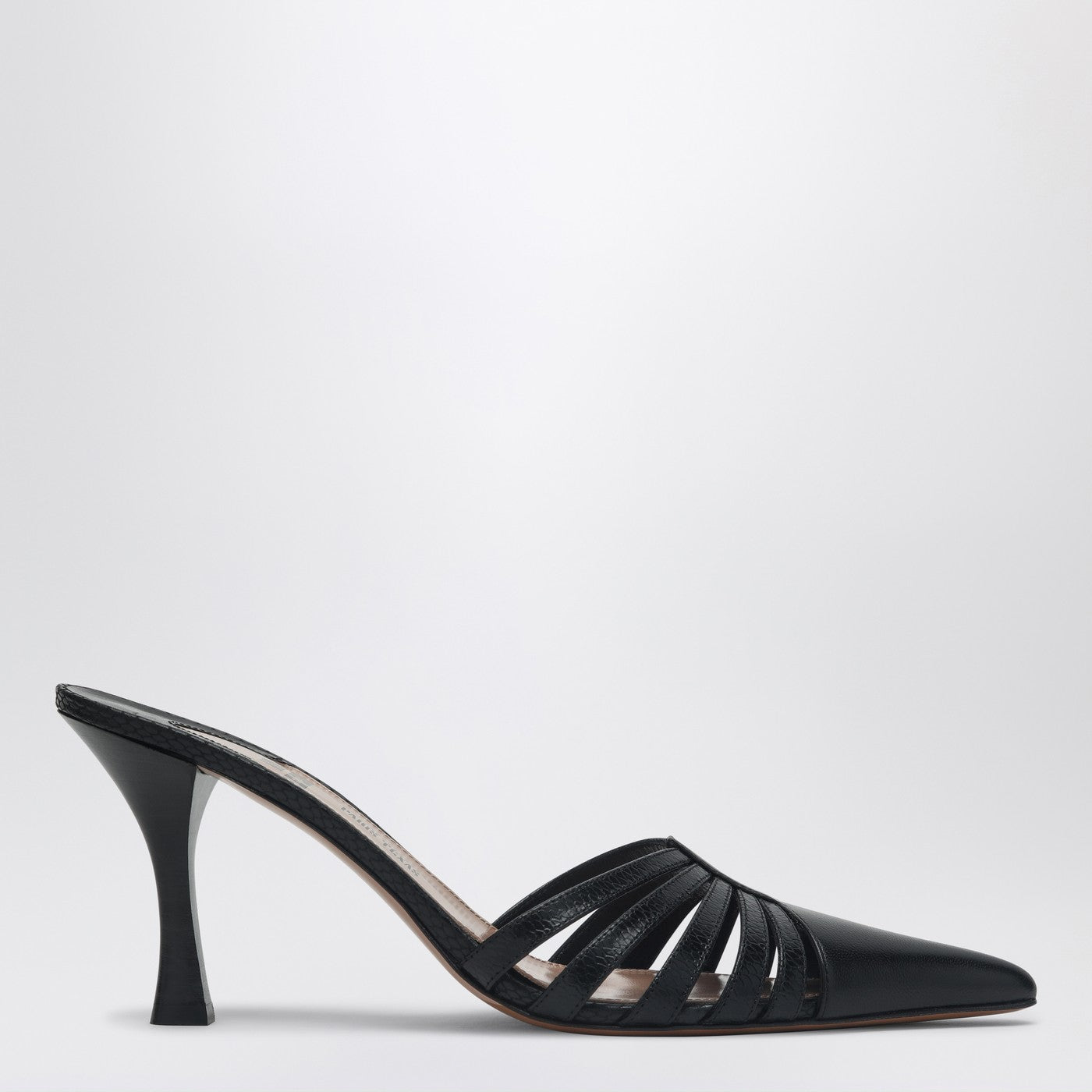 Paris Texas Black Leather Mule Nadia Women PARIS TEXAS