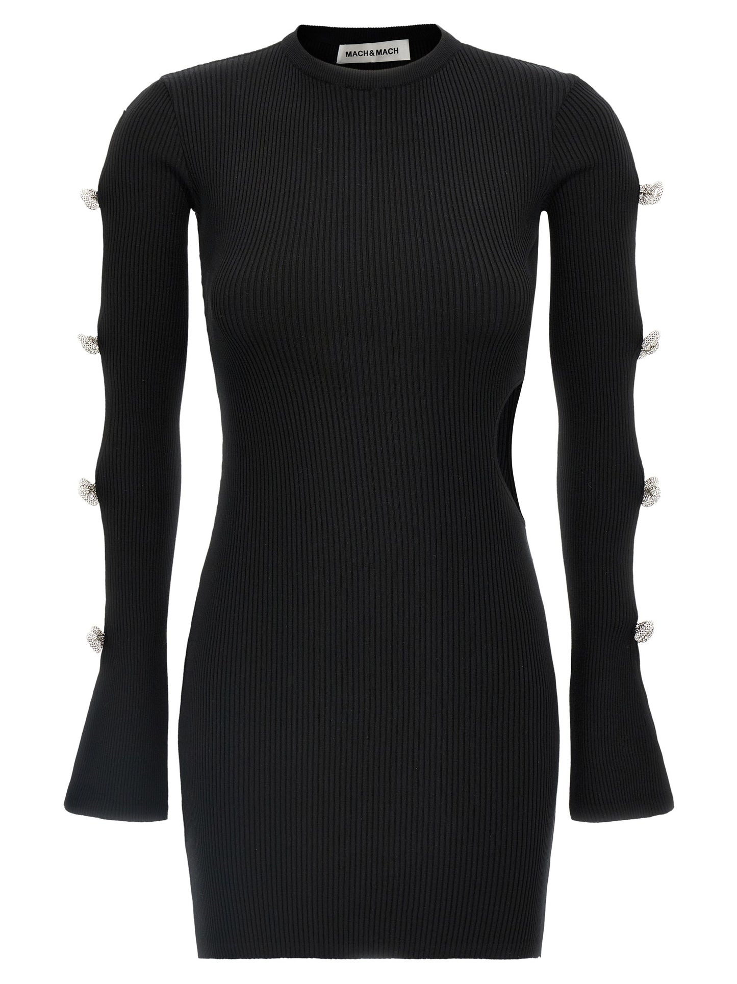 Mach & Mach Women 'Cut-Out Crystal Bow' Dress MACH & MACH