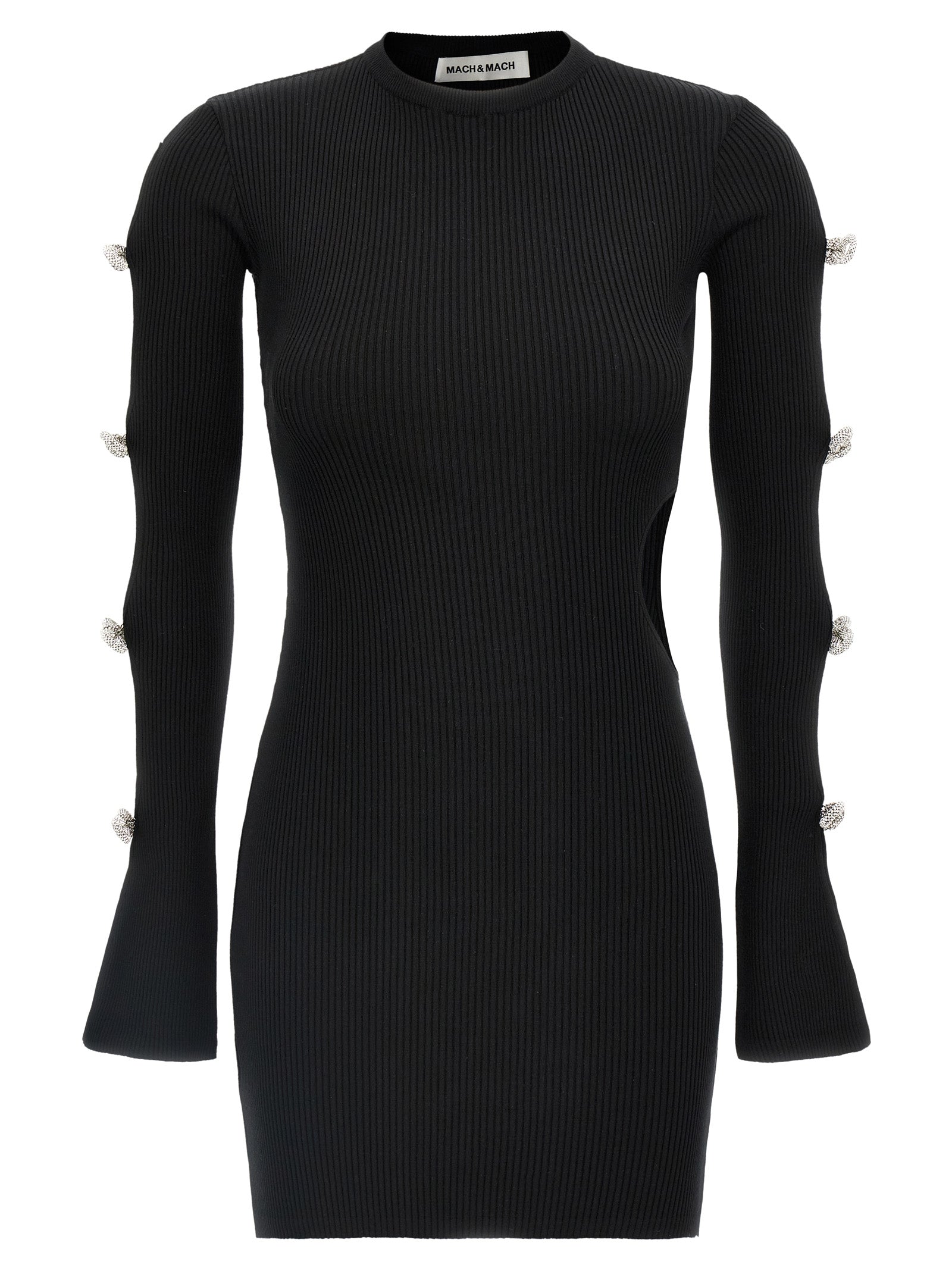 Mach & Mach Women 'Cut-Out Crystal Bow' Dress MACH & MACH