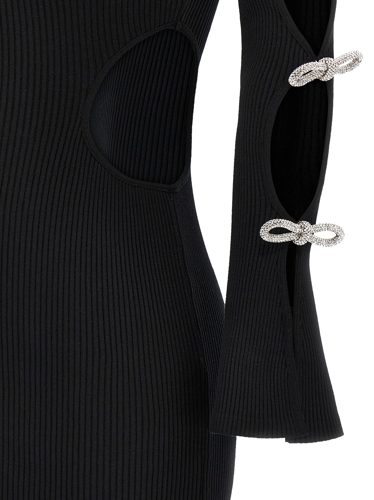 Mach & Mach Women 'Cut-Out Crystal Bow' Dress MACH & MACH