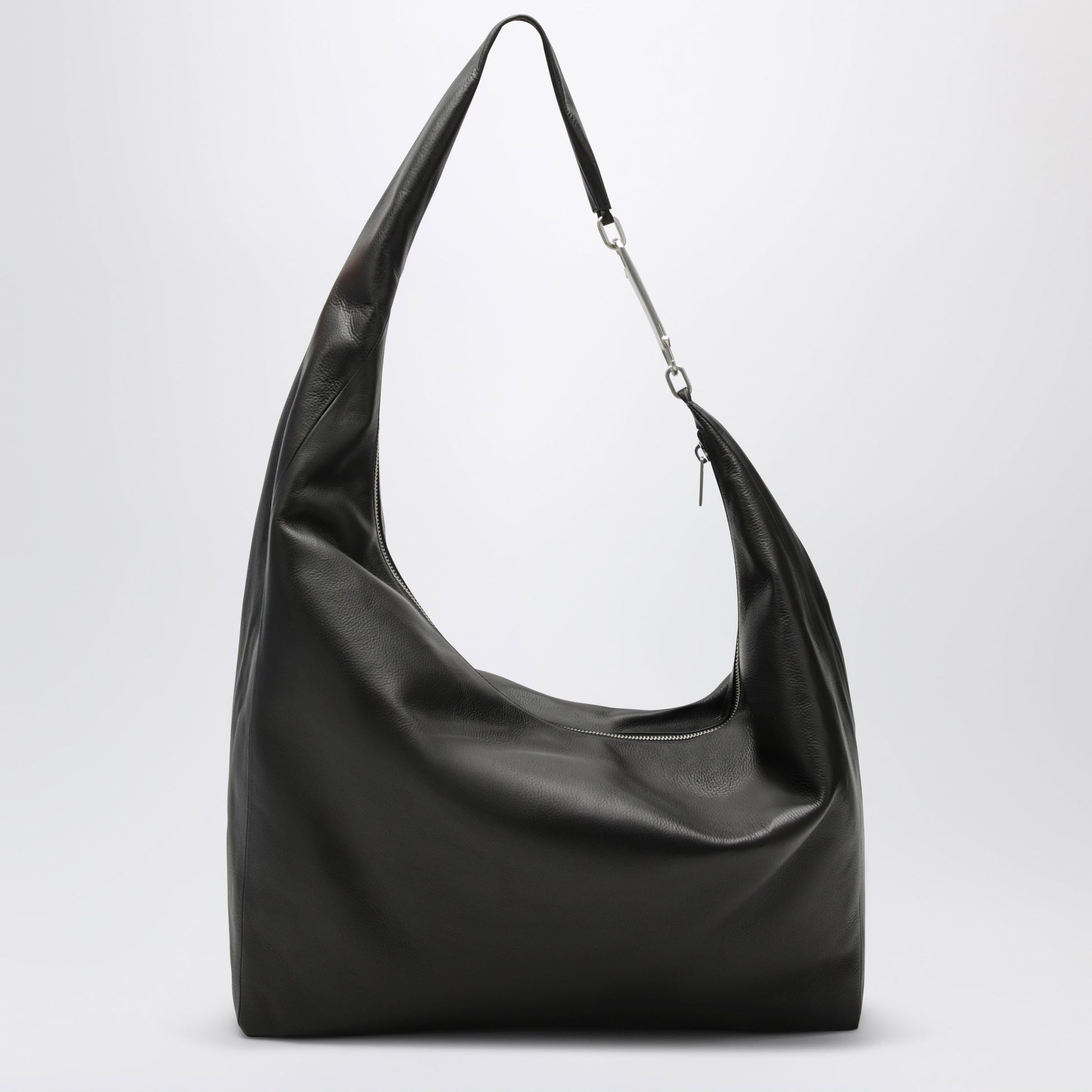 Rick Owens Gemini Bag In Black Grained Calf Leather Men RICK OWENS