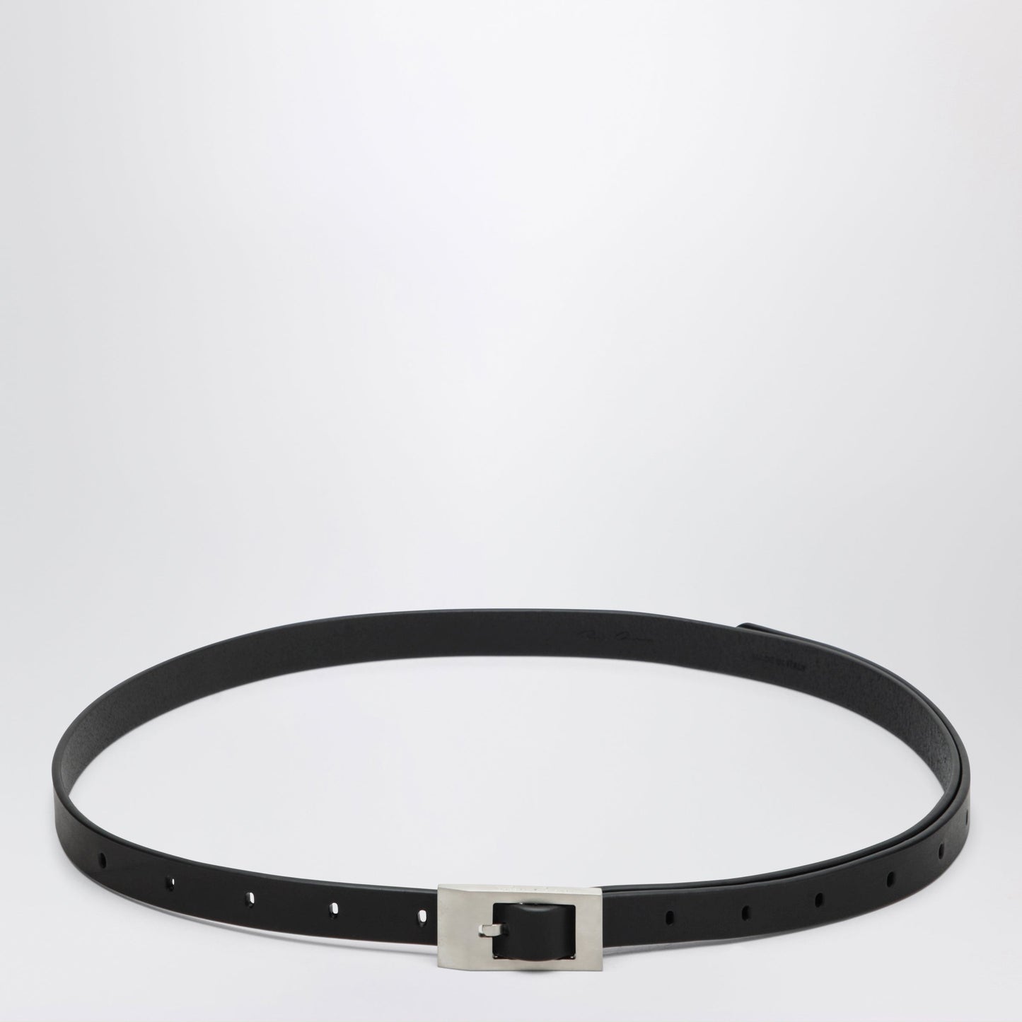 Rick Owens Mini Stooges Black Leather Belt Men RICK OWENS
