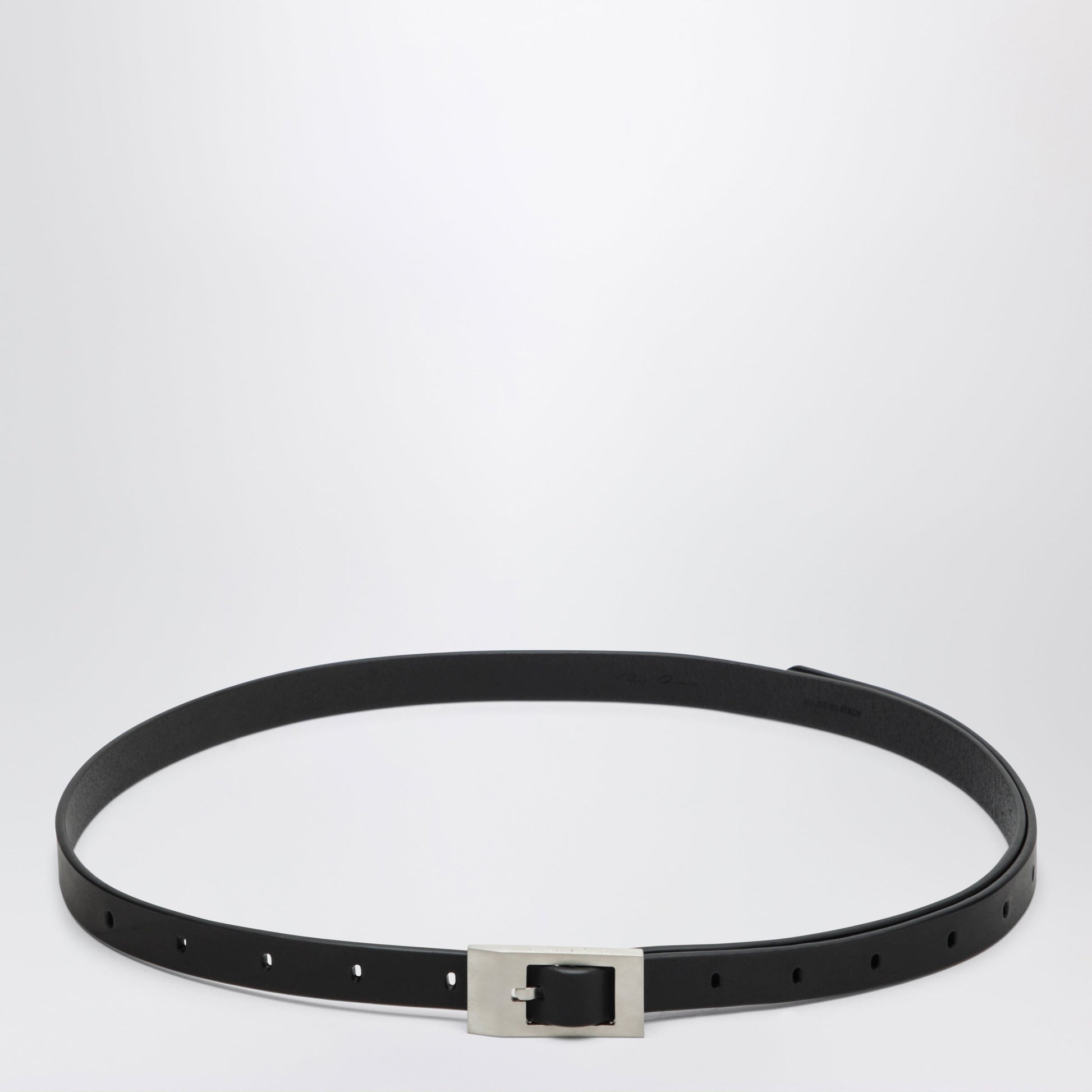 Rick Owens Mini Stooges Black Leather Belt Men RICK OWENS