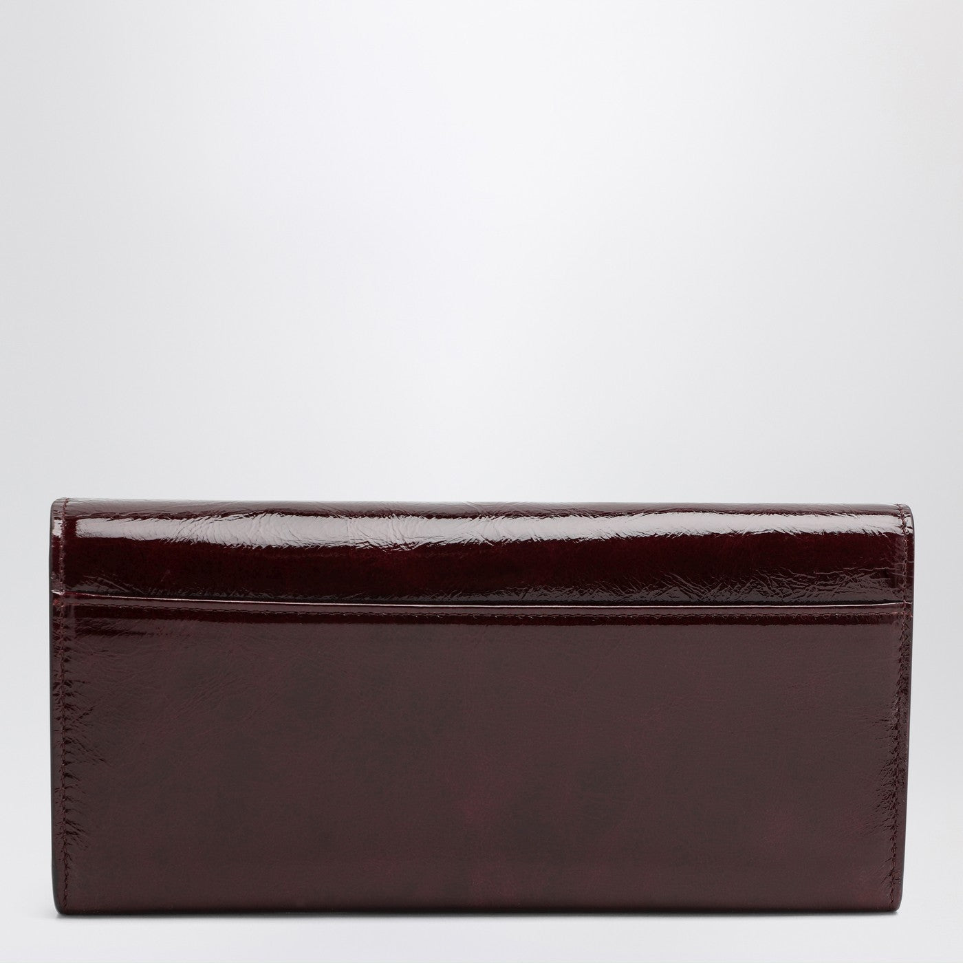 Roger Vivier Belle Vivier Dark Violet Patent Leather Wallet With Chain Women ROGER VIVIER
