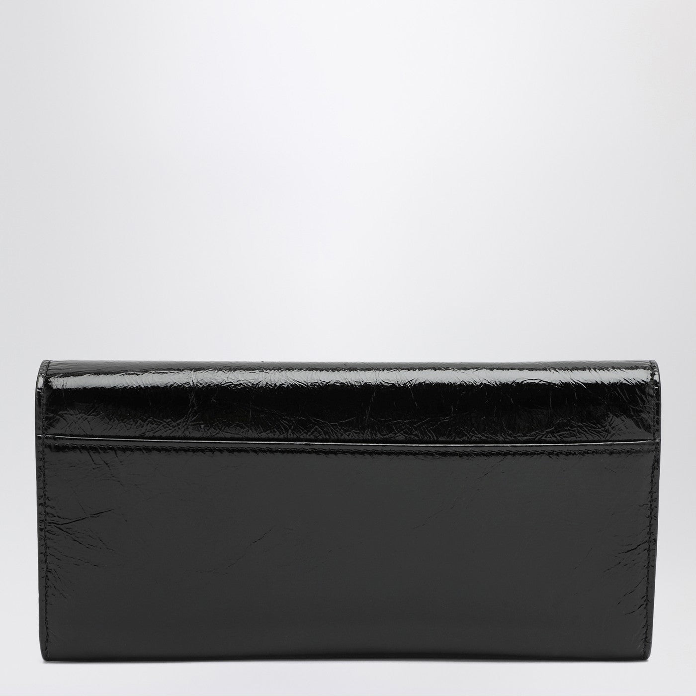 Roger Vivier Belle Vivier Black Patent Leather Wallet With Chain Women ROGER VIVIER