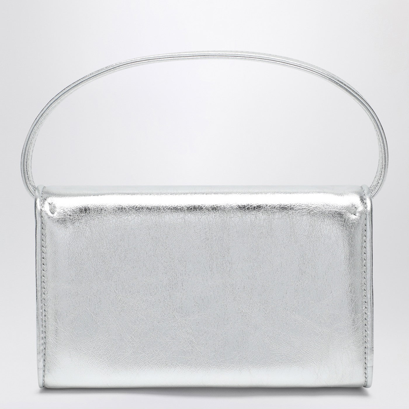 Roger Vivier Silver Leather Micro Pilgrim Bag Women ROGER VIVIER