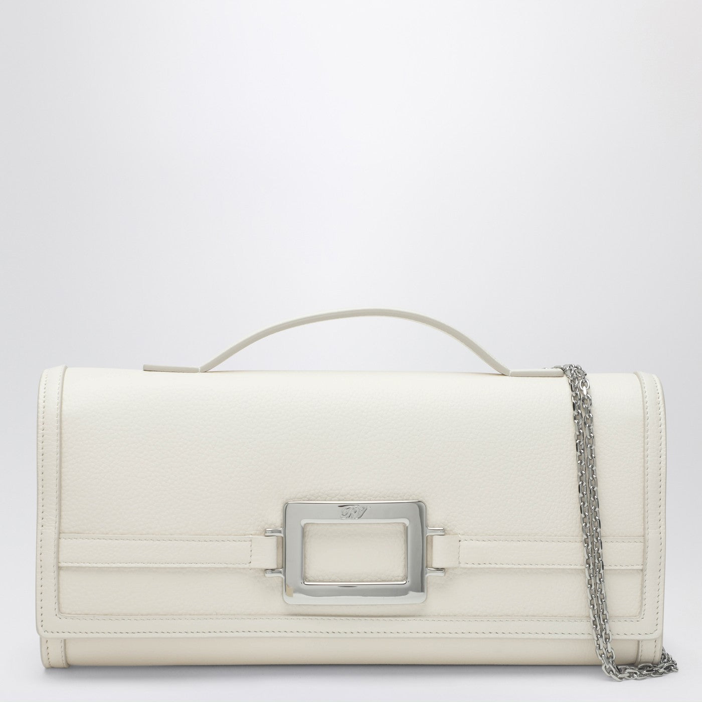 Roger Vivier Belle Vivier Clutch White Women ROGER VIVIER