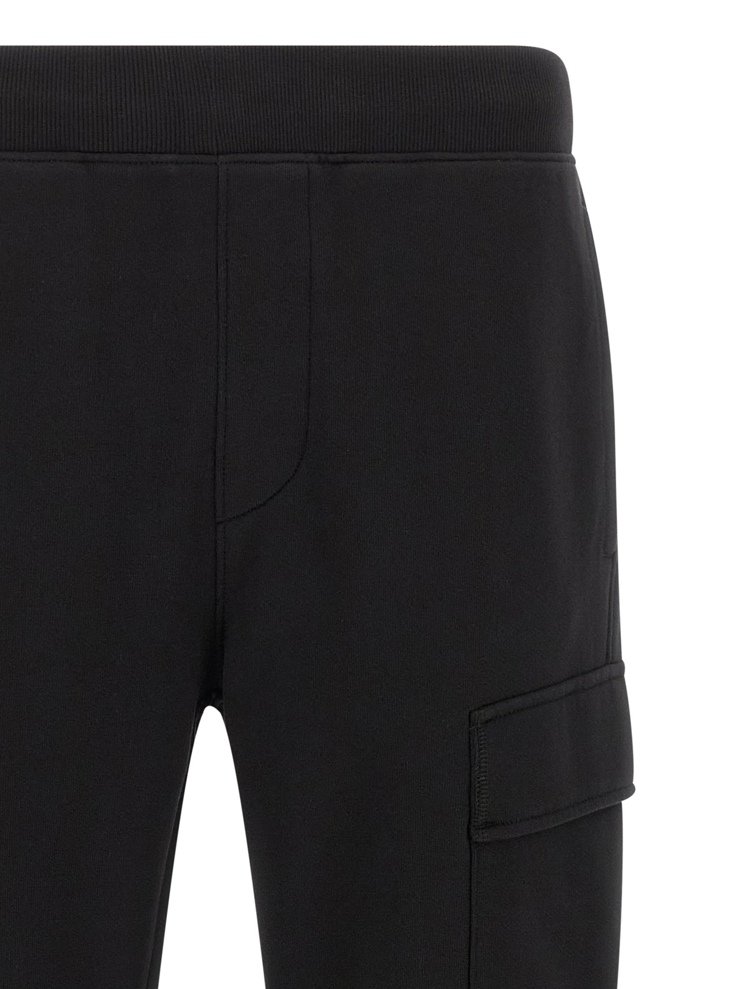 C.P. Company Men 'Diagonal Raised Fleece' Pants With Lens Detail C.P. COMPANY