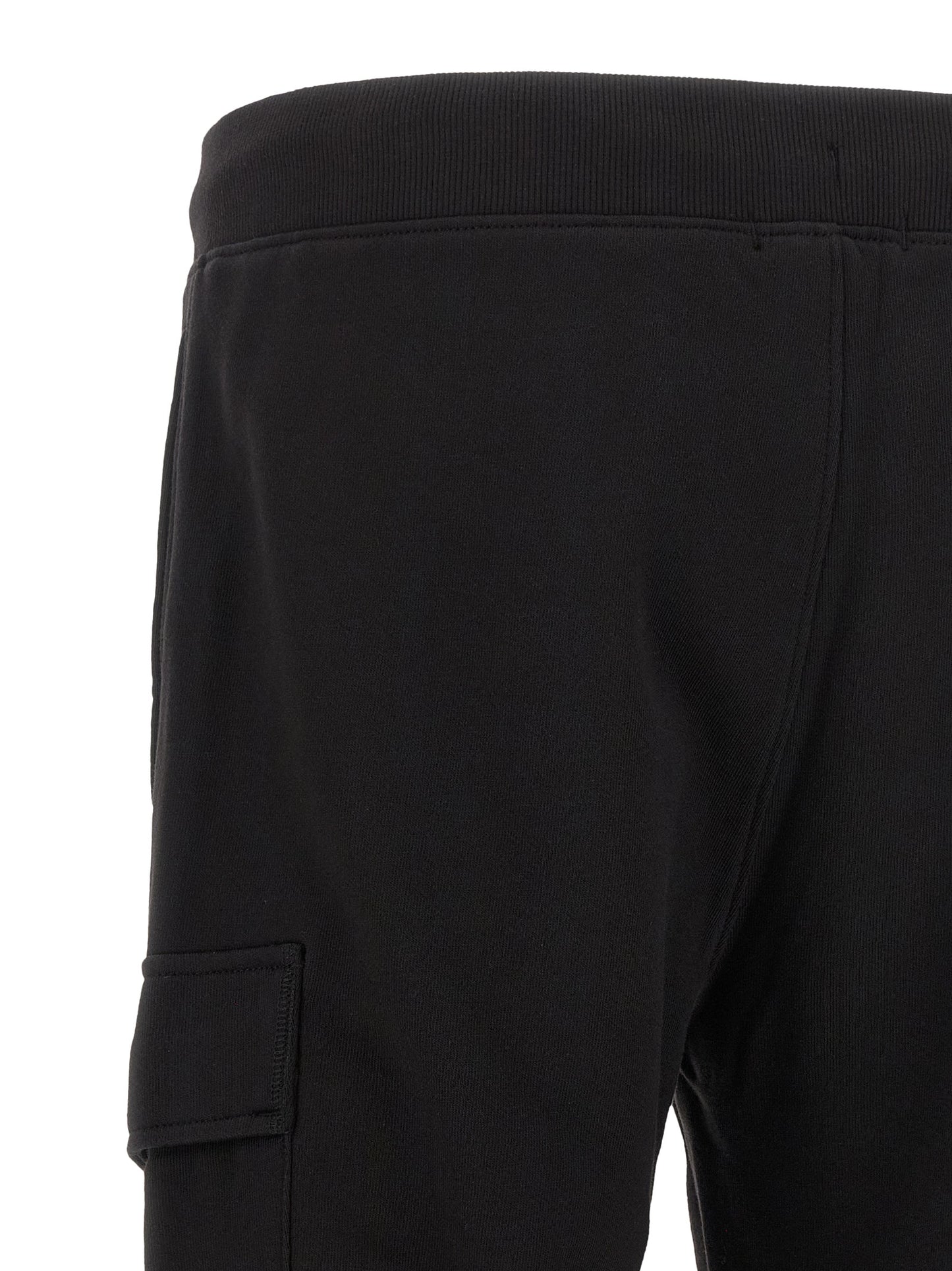 C.P. Company Men 'Diagonal Raised Fleece' Pants With Lens Detail C.P. COMPANY