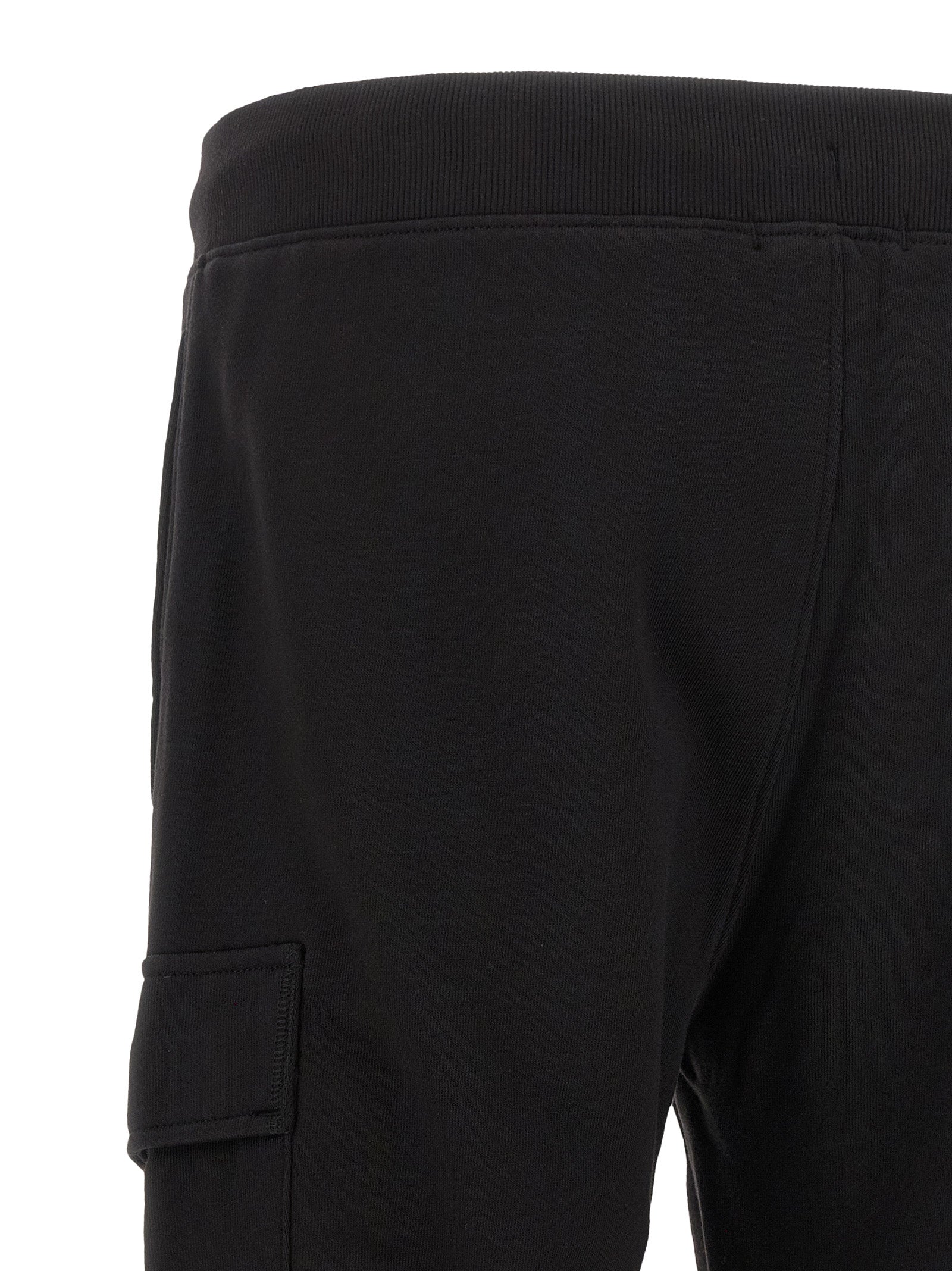 C.P. Company Men 'Diagonal Raised Fleece' Pants With Lens Detail C.P. COMPANY