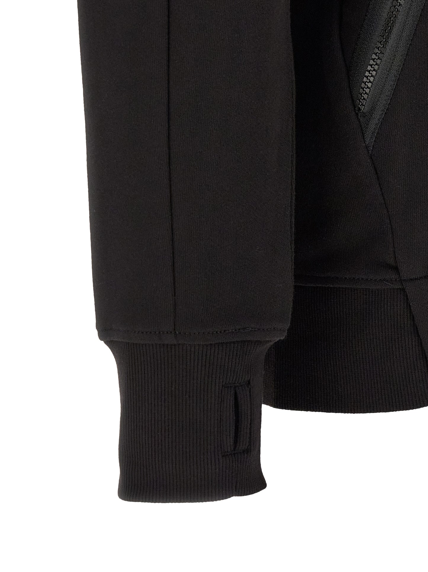C.P. Company Men 'Diagonal Raised Fleece' Sweatshirt With Lens Detail C.P. COMPANY