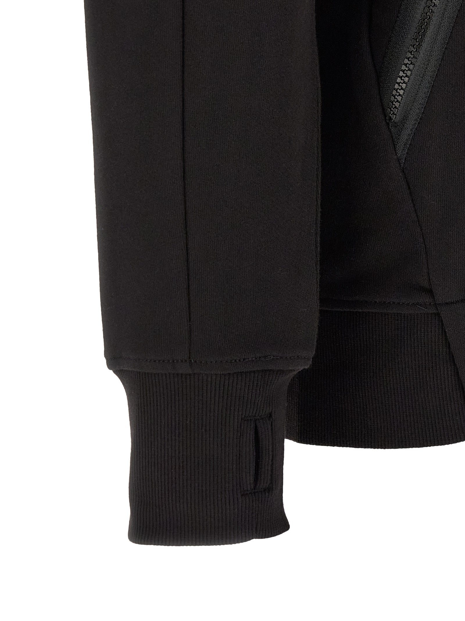 C.P. Company Men 'Diagonal Raised Fleece' Sweatshirt With Lens Detail C.P. COMPANY
