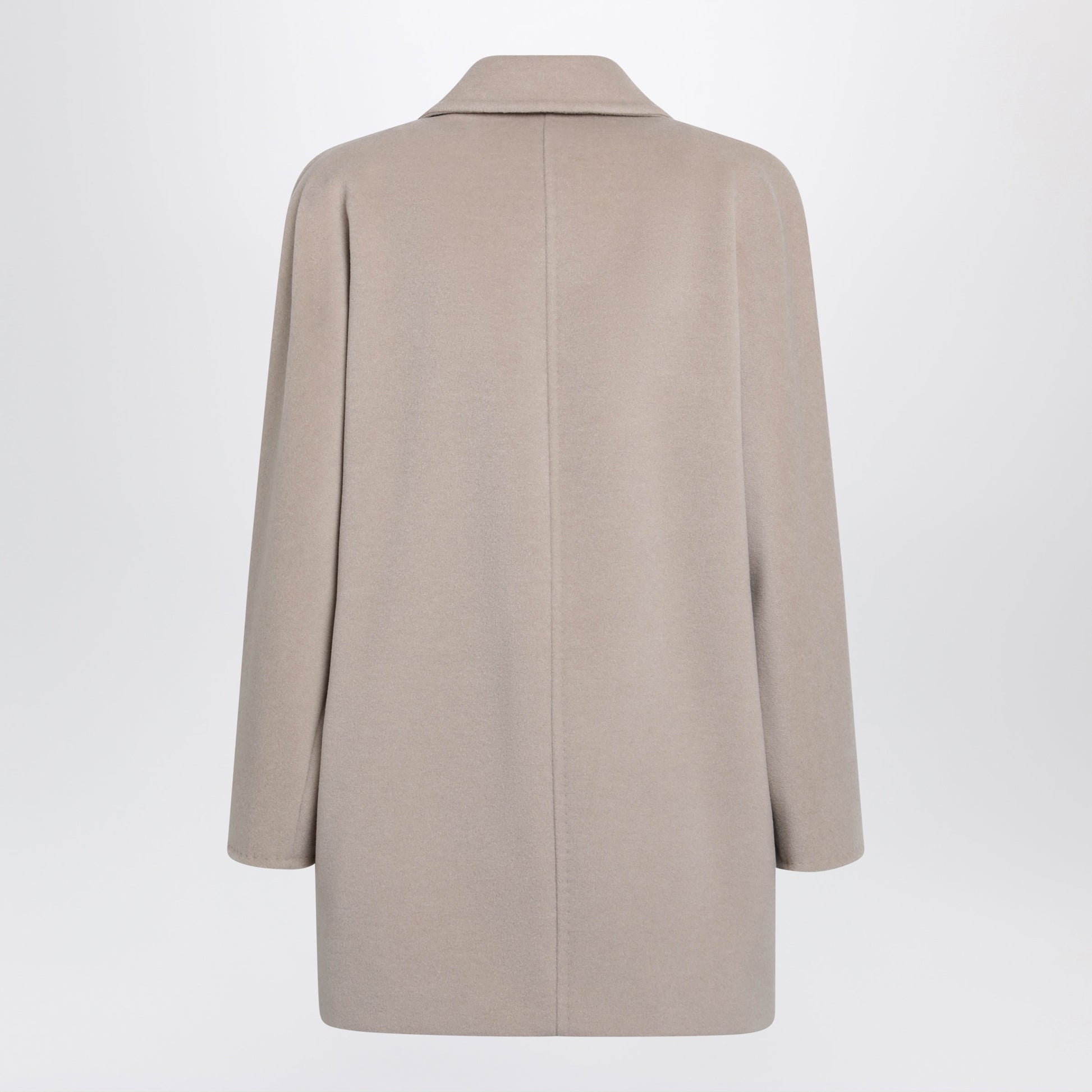Max Mara Short 101801 Icon Coat In Light Beige Women MAX MARA