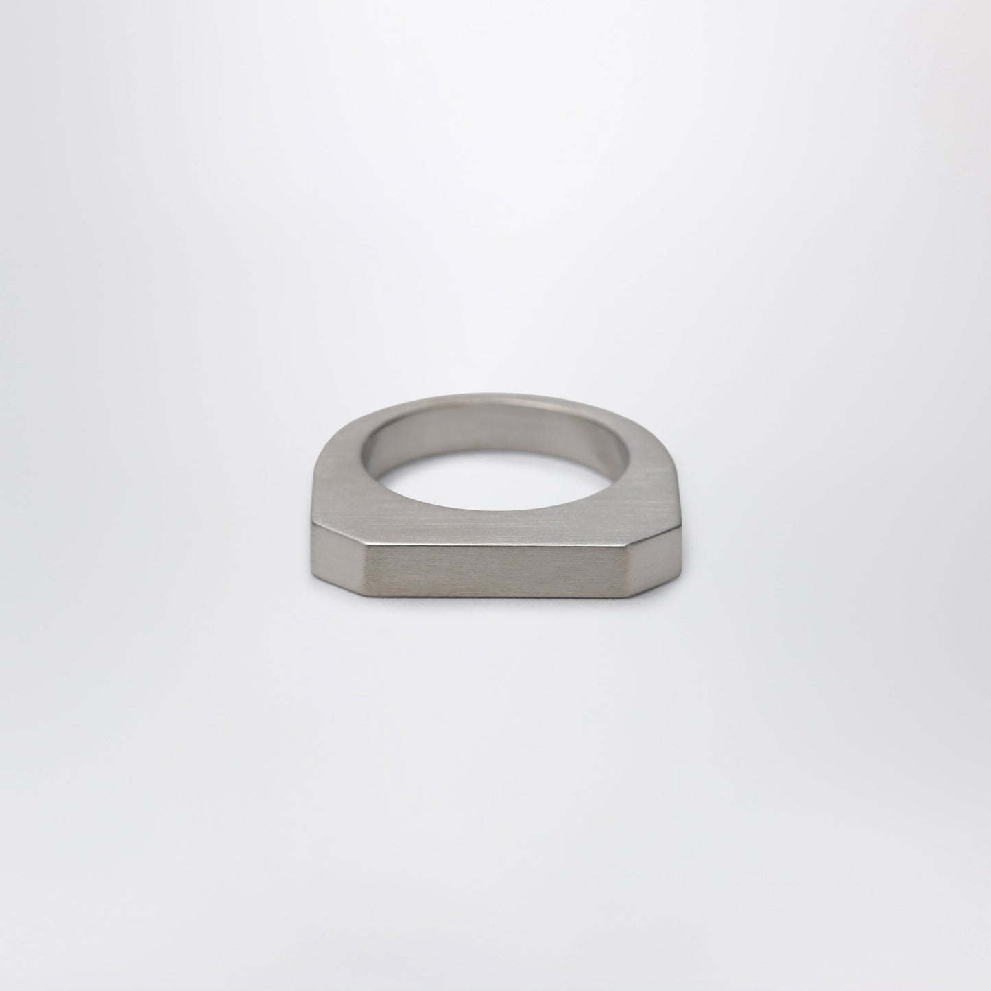 Rick Owens Palladium-Finished Brass Hollywood Ring Men RICK OWENS