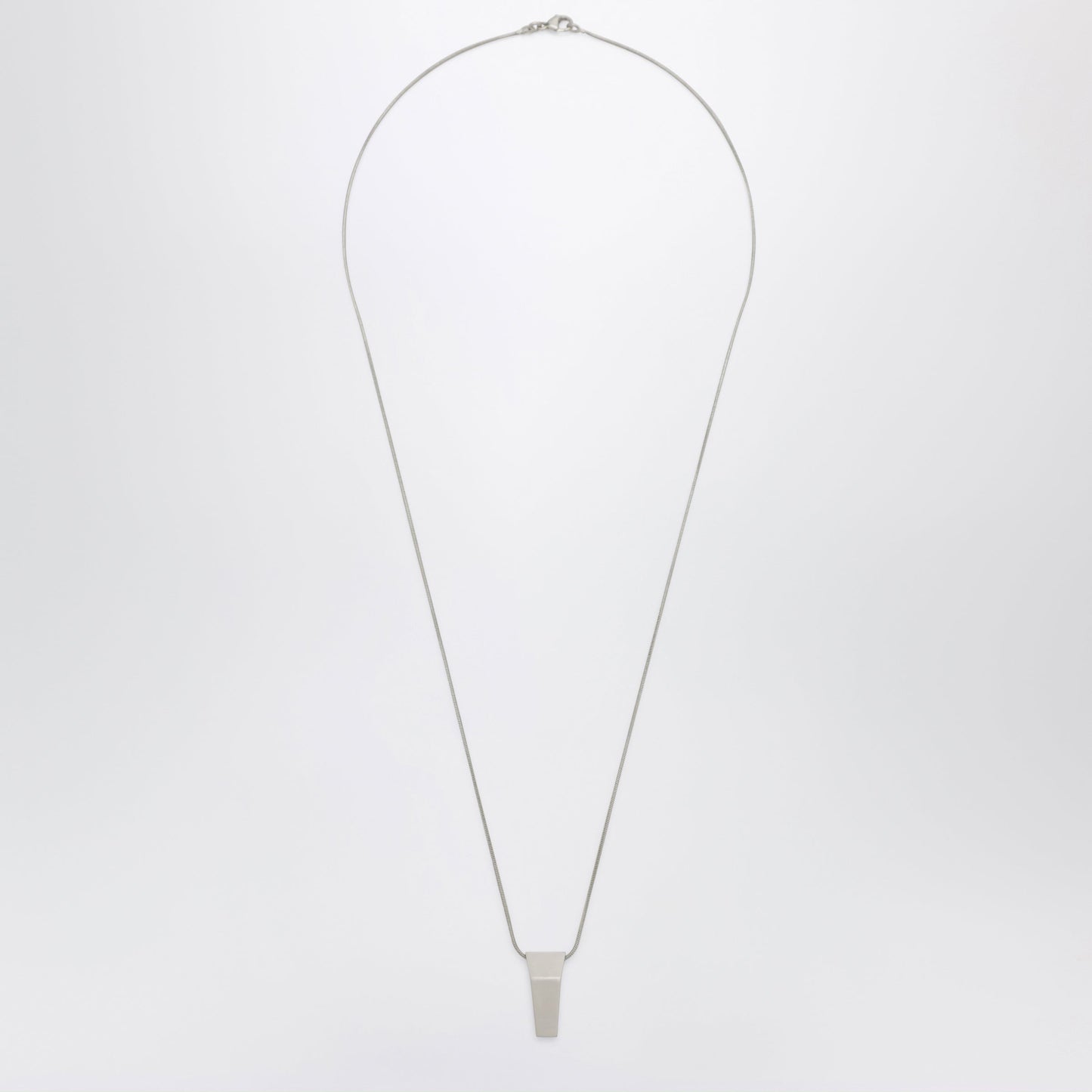 Rick Owens Palladium Brass Trunk Pendant Necklace Men RICK OWENS
