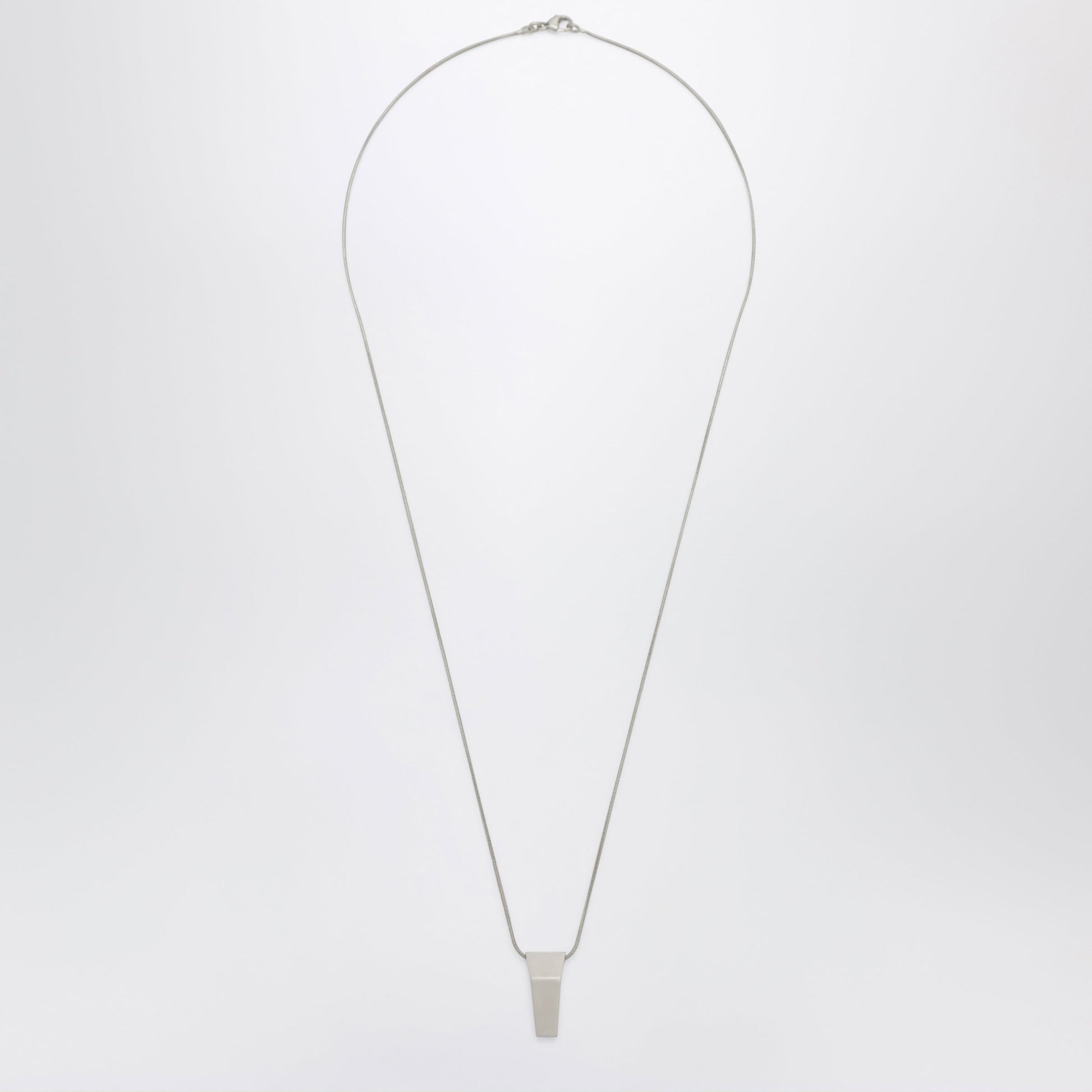 Rick Owens Palladium Brass Trunk Pendant Necklace Men RICK OWENS