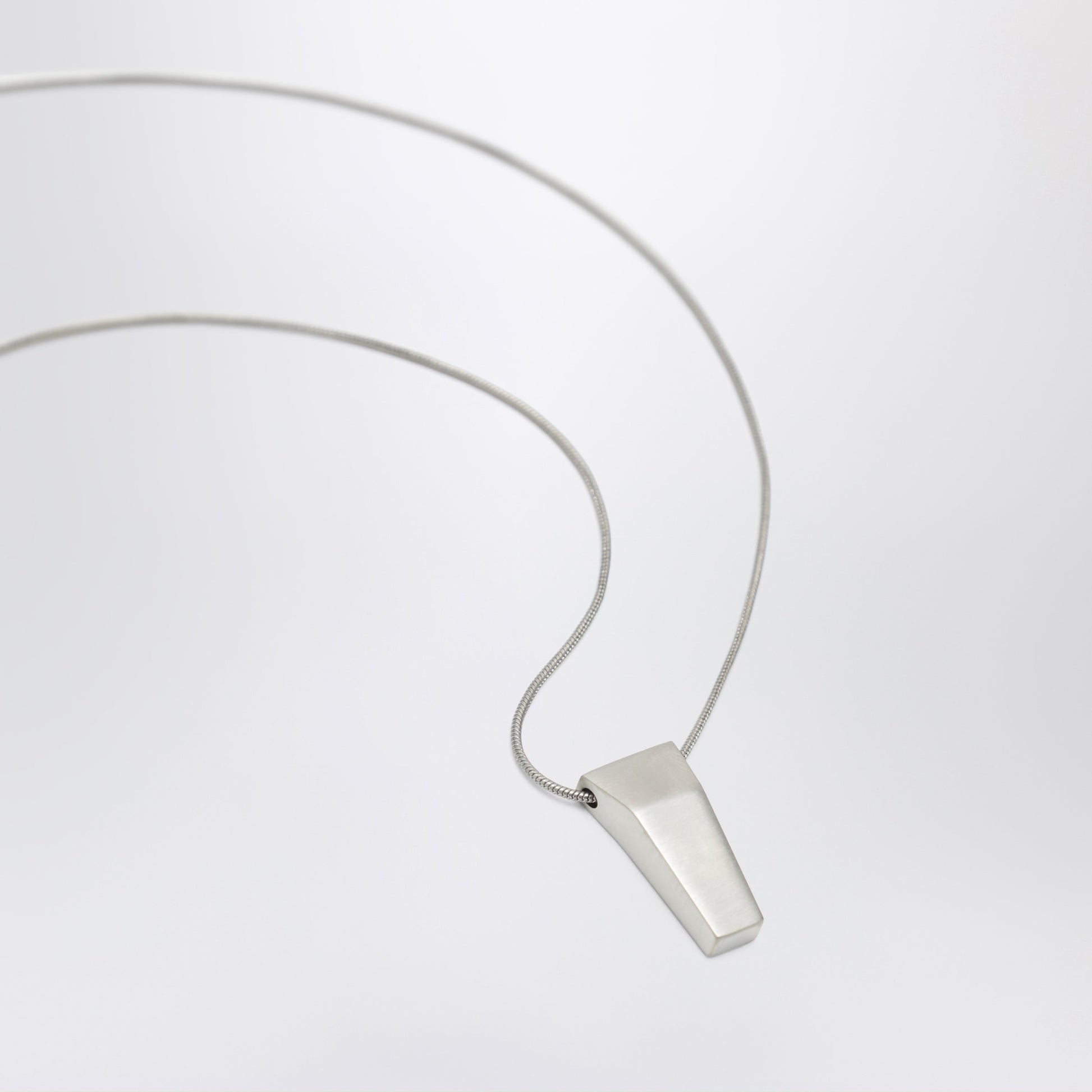 Rick Owens Palladium Brass Trunk Pendant Necklace Men RICK OWENS