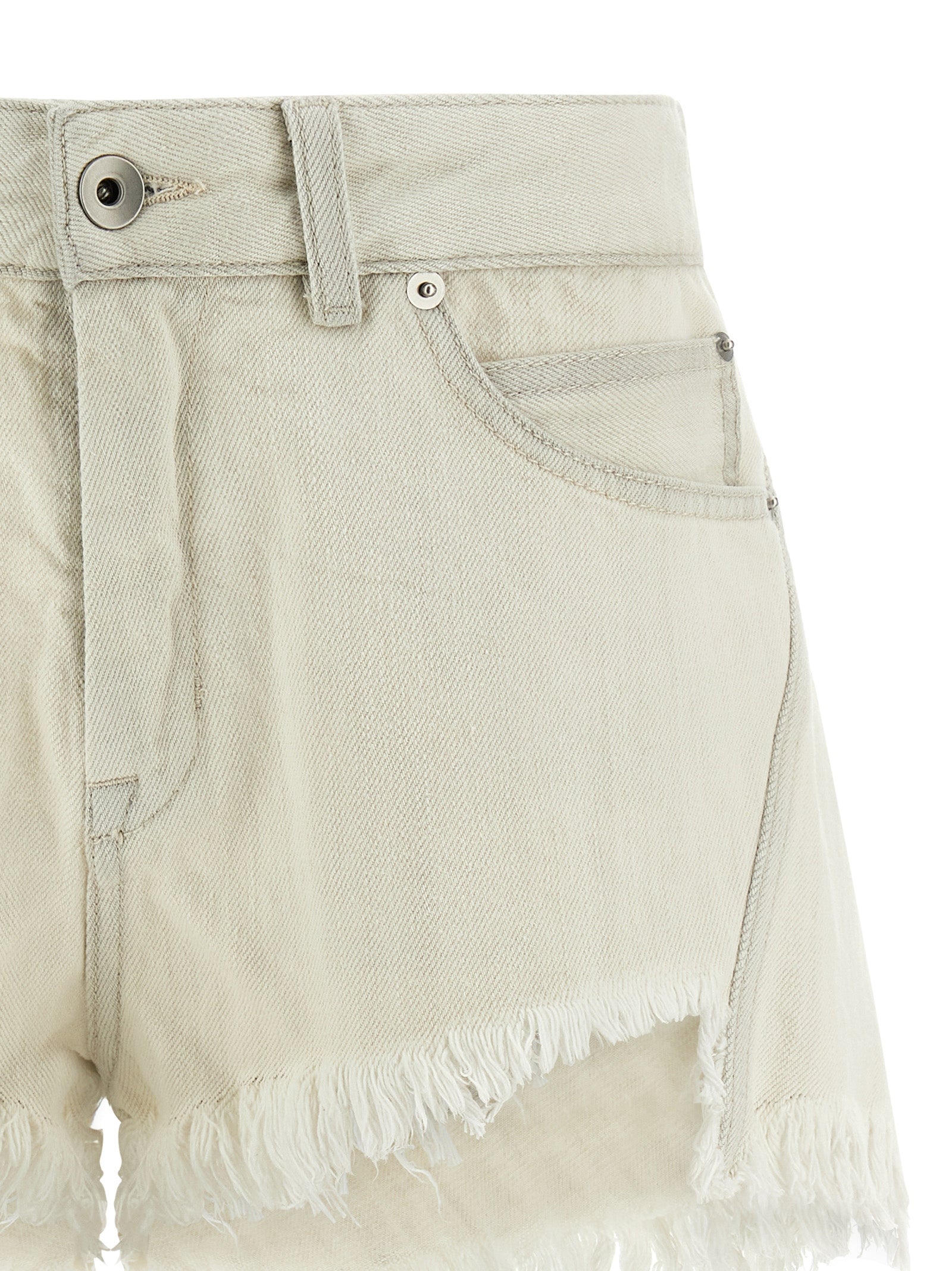 Rick Owens Women 'Bias Cutoffs' Shorts RICK OWENS