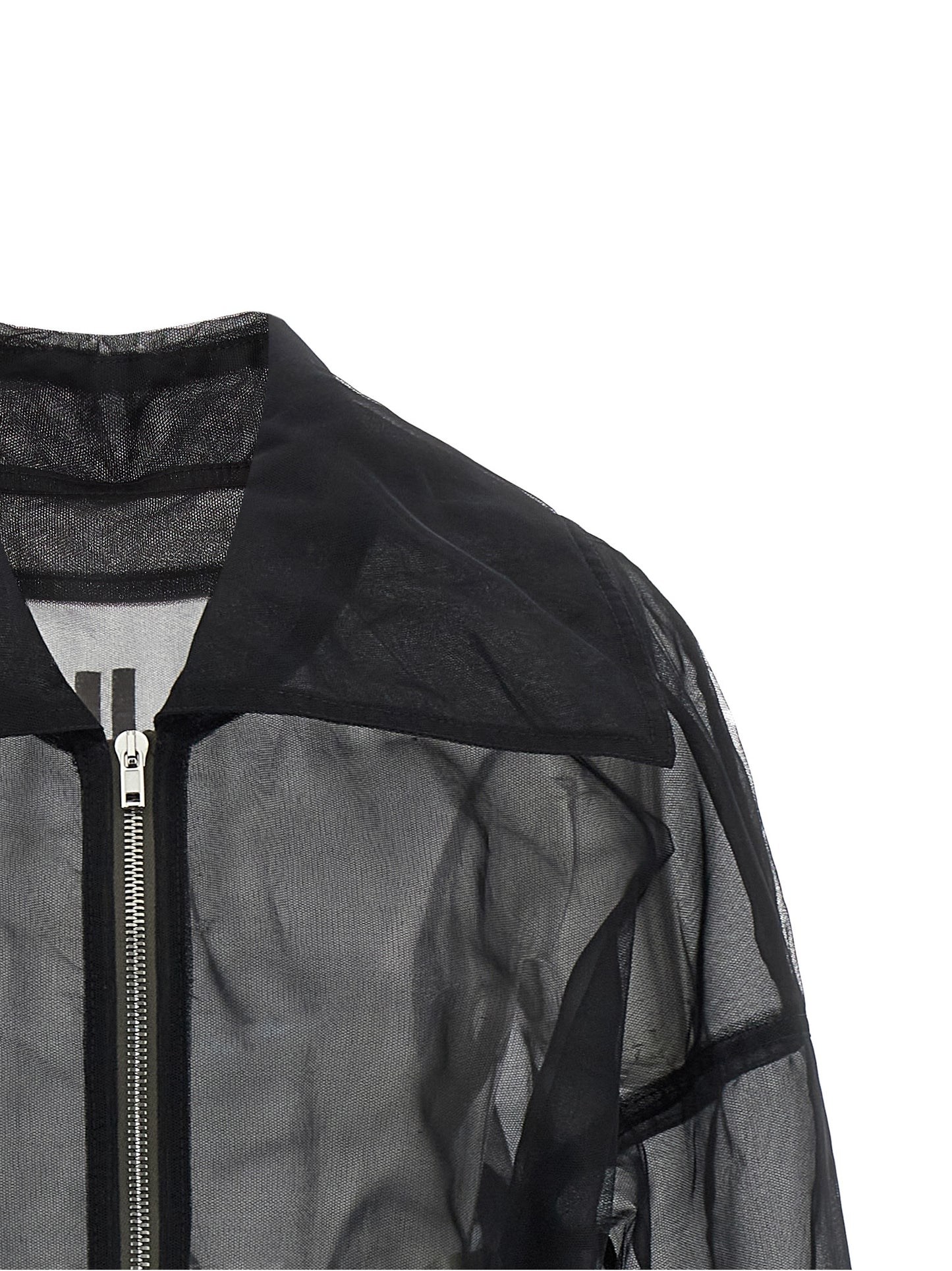 Rick Owens Women 'Dracucollar Cropped' Bomber Jacket RICK OWENS